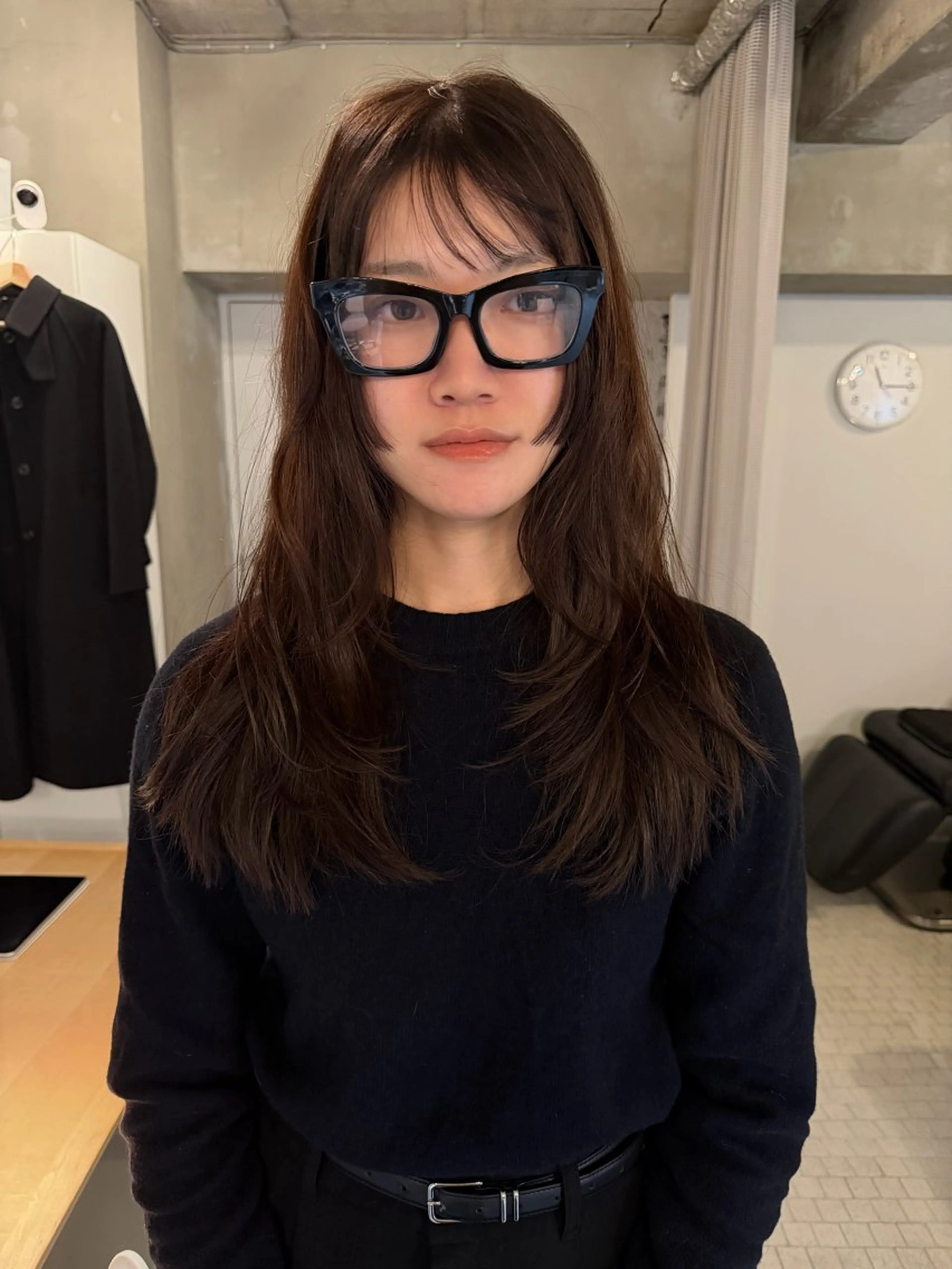 ロング 姫カット レイヤーカット 中野 こころのヘアスタイル