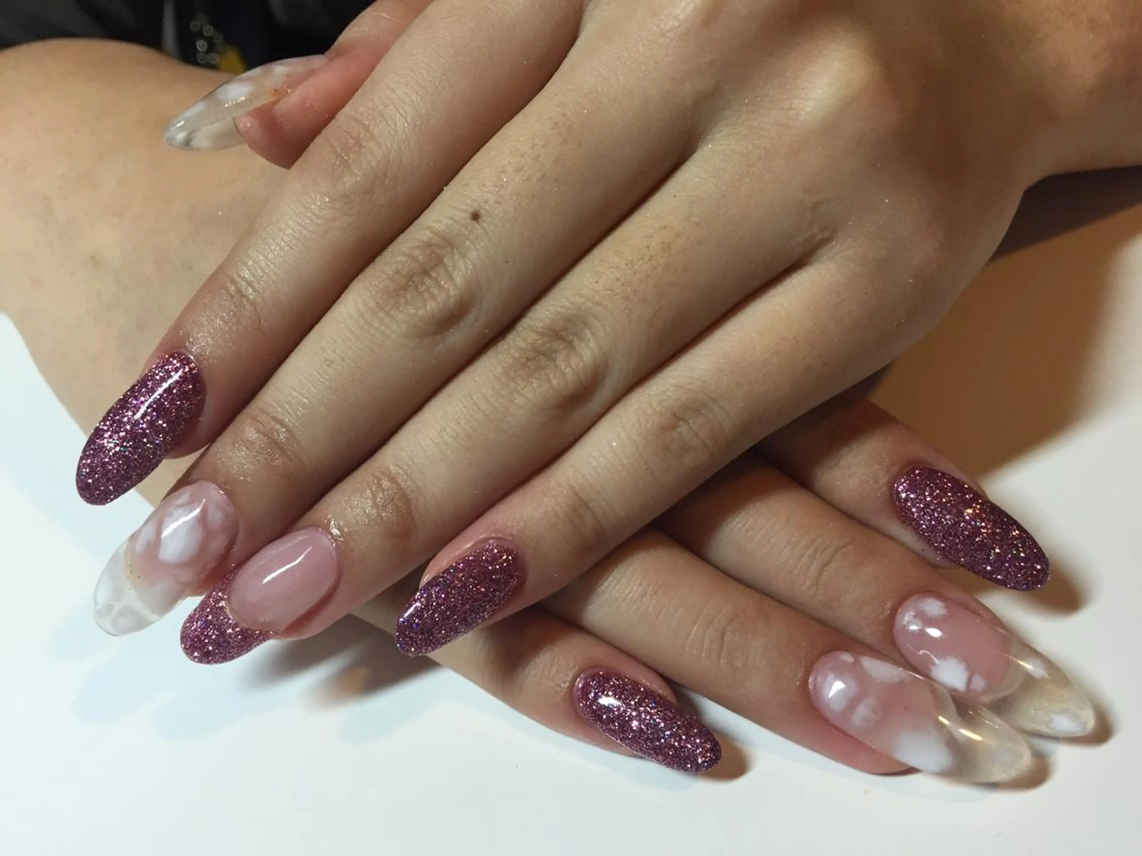 ネイル スカルプネイル ネイルサロンハピーナ自宅サロン所属・金沢 未緒のネイルデザイン