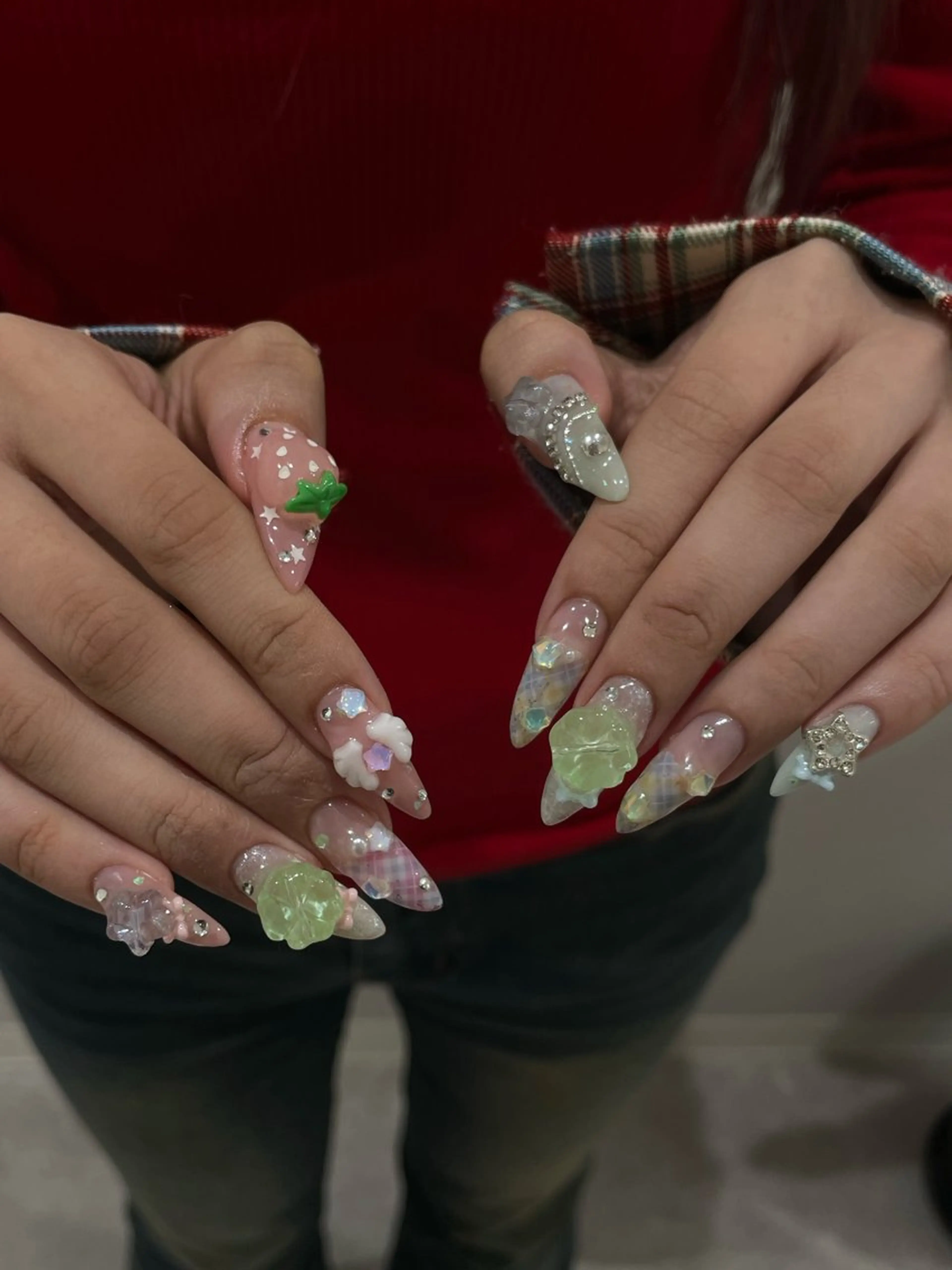 ネイル ハンドネイル GO TODAY 吉祥寺Glint所属・うの 韓国ﾈｲﾙ໒꒱⋆⭒˚のネイルデザイン