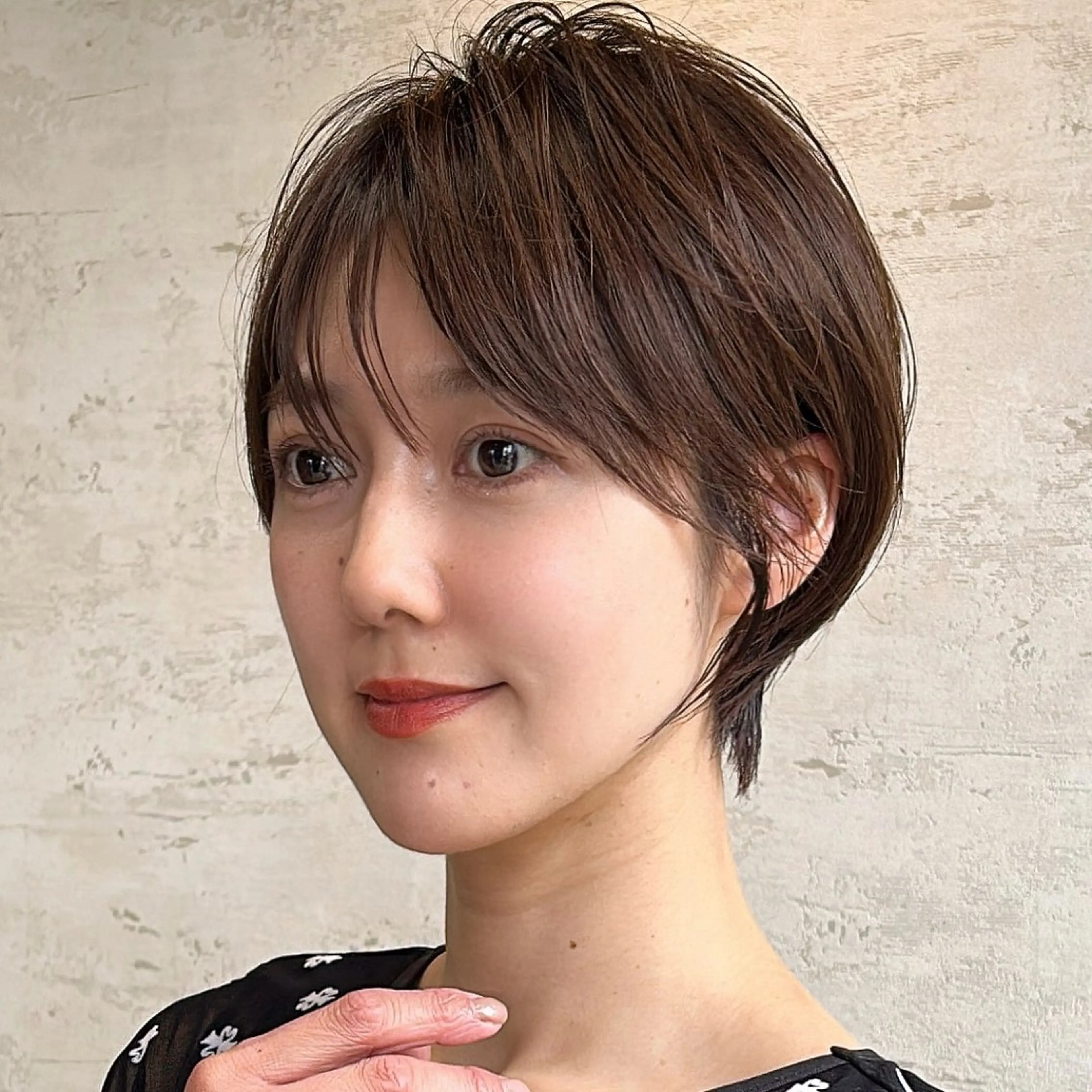 ショート カット トリートメント calna by  elmo所属・ショート特化美容師 大阪京橋　大本　渉のヘアスタイル