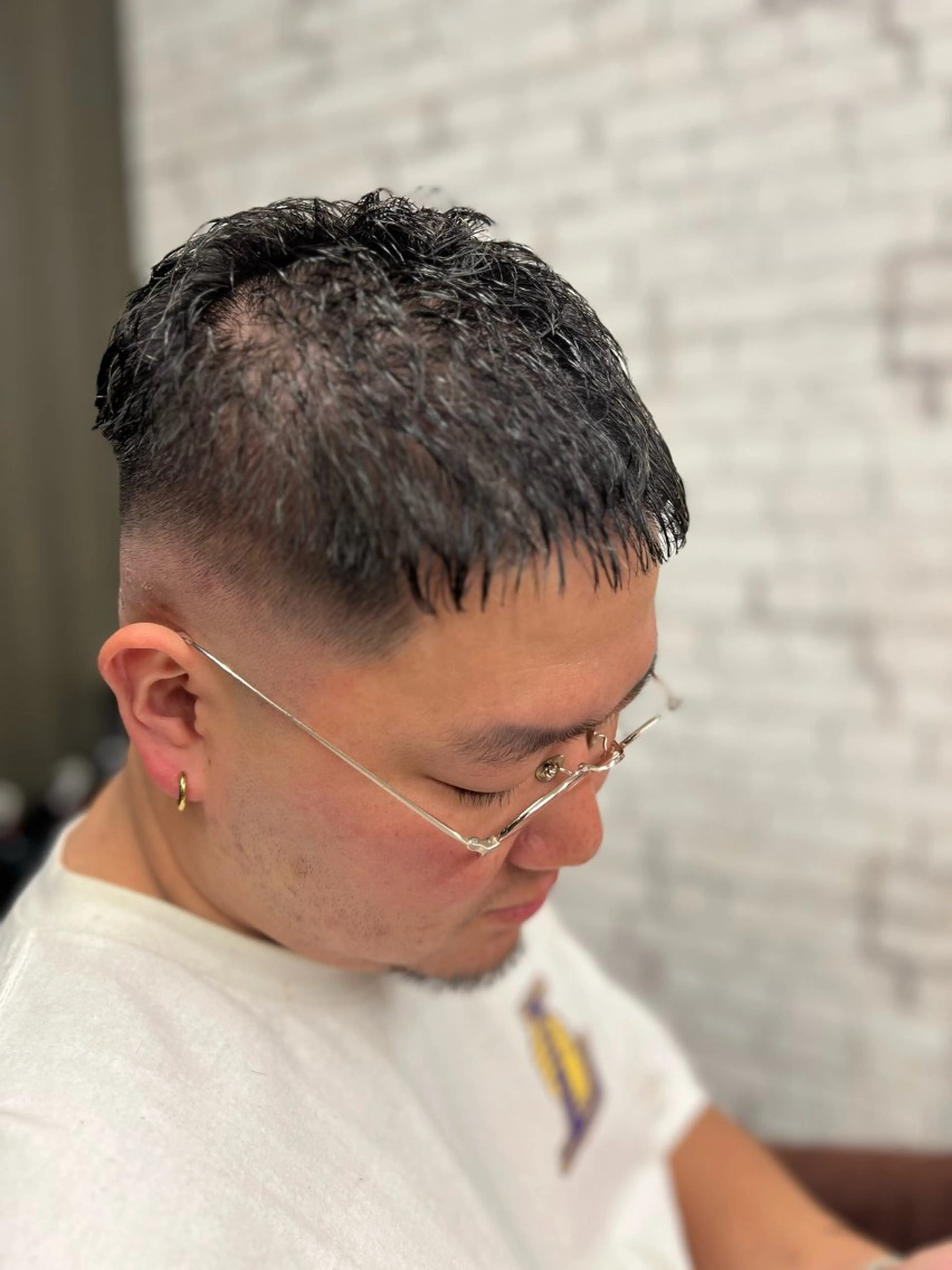 ショート メンズ カット 竹内 翼のヘアスタイル