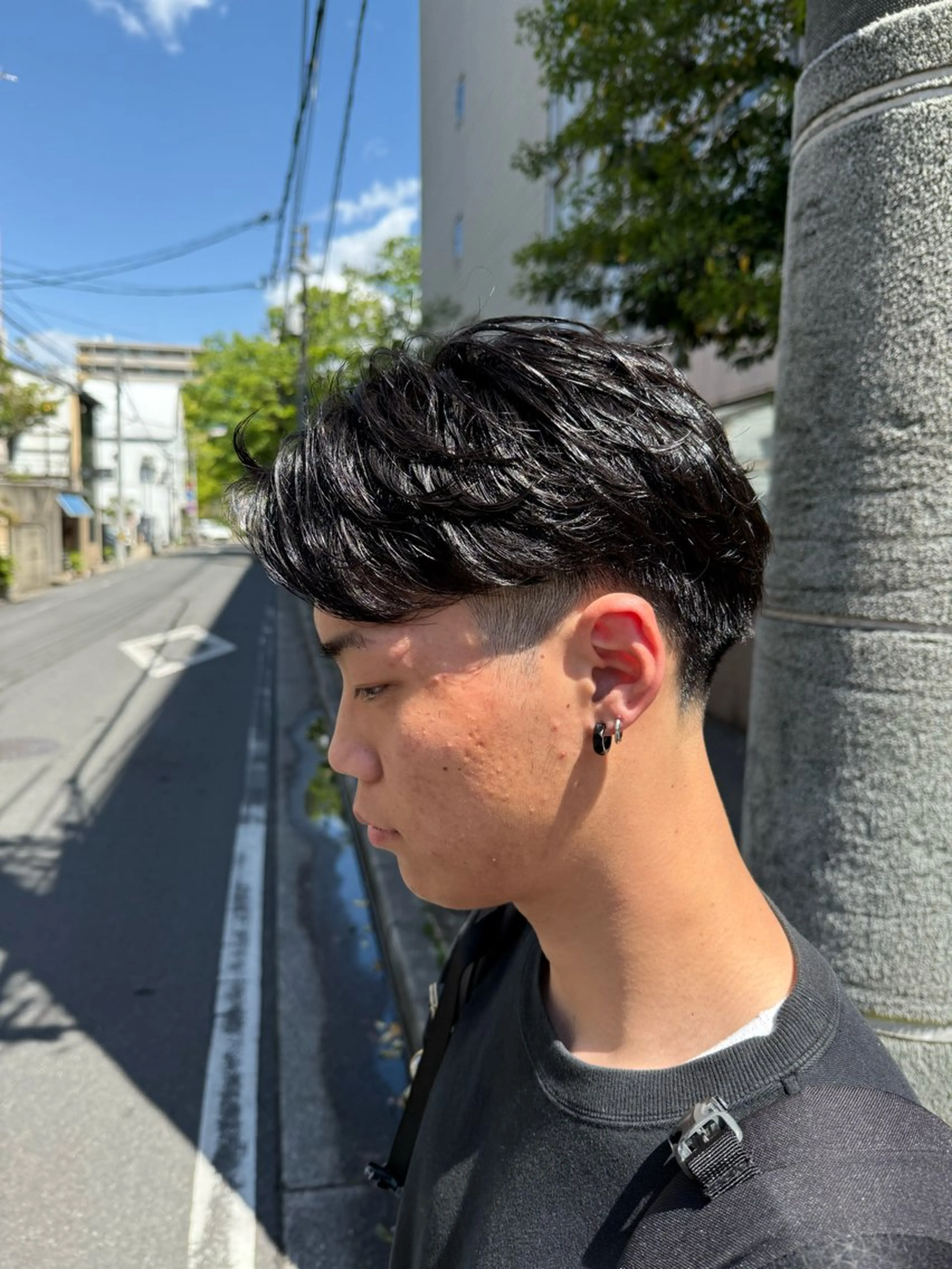 パーマ メンズ フェザーパーマ メンズパーマ カット パーマ 【メンズパーマ専門】 質感職人/牧野成瀬のヘアスタイル