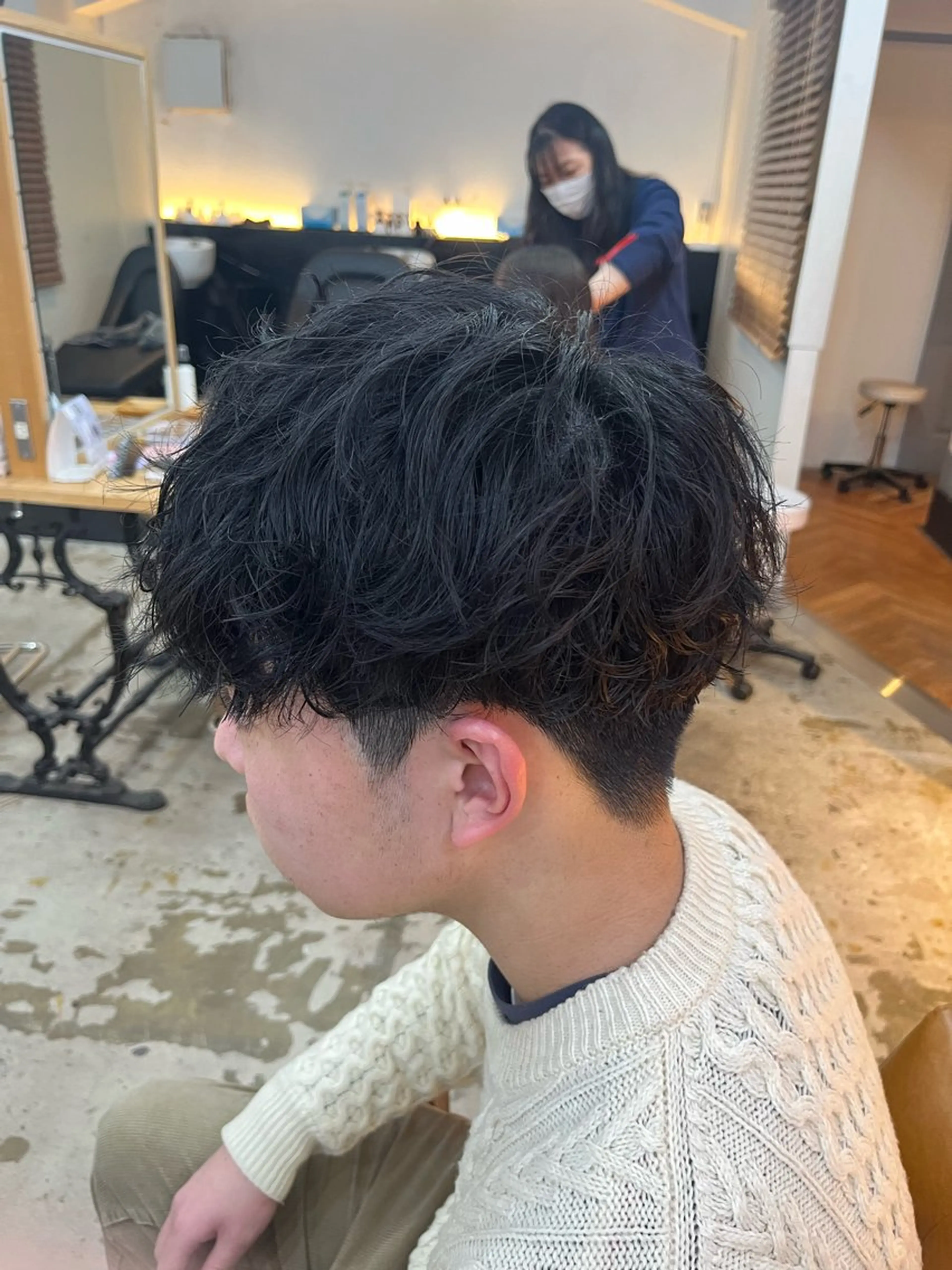パーマ メンズ メンズハイライト メンズパーマ スペインカール スパイキーショート メンズツイストパーマ カット パーマ 💇メンズパーマ💇 木村賢司のヘアスタイル