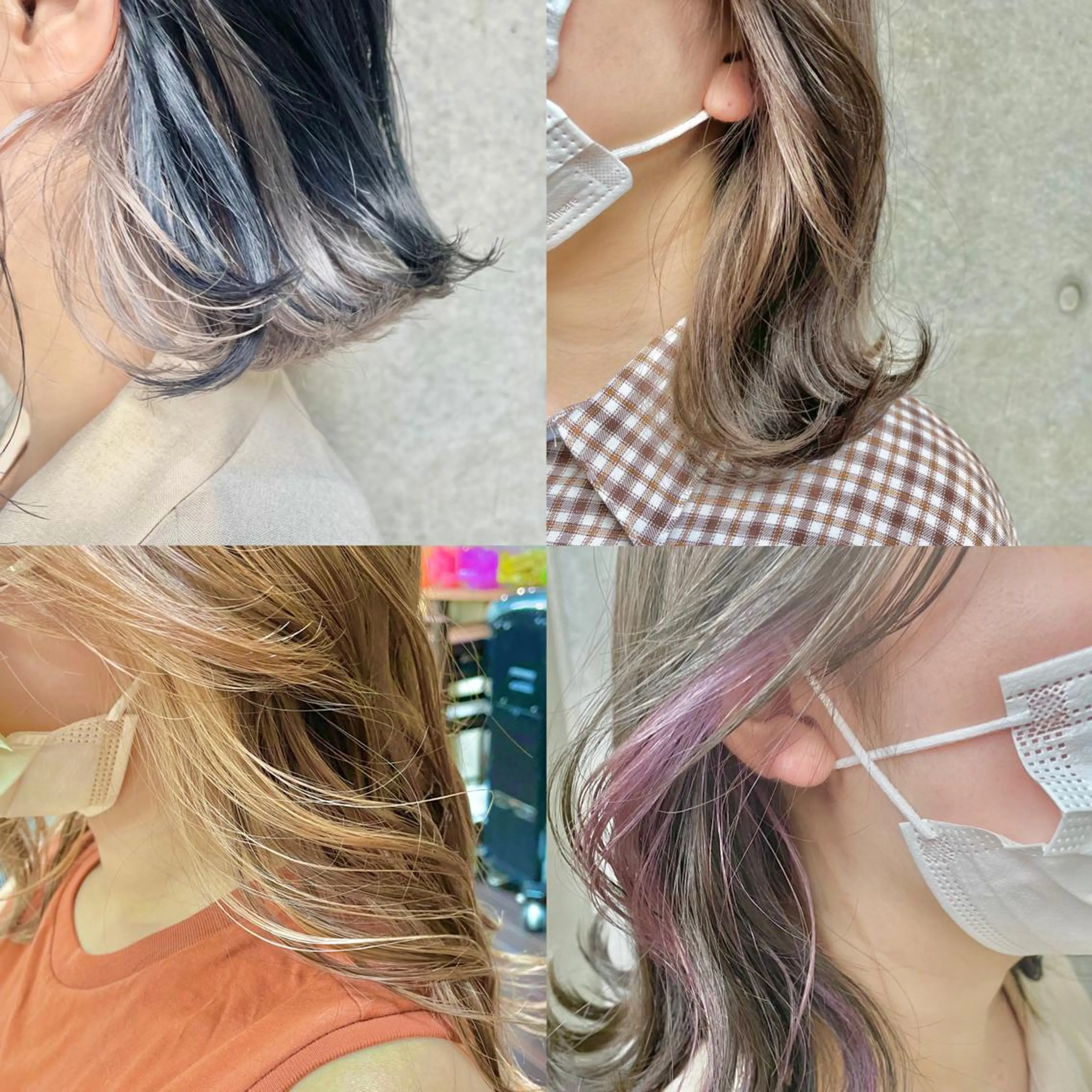 カラー インナーカラー ヘアカラー 🫧BUBBLES 新所沢　かとうゆきのヘアスタイル