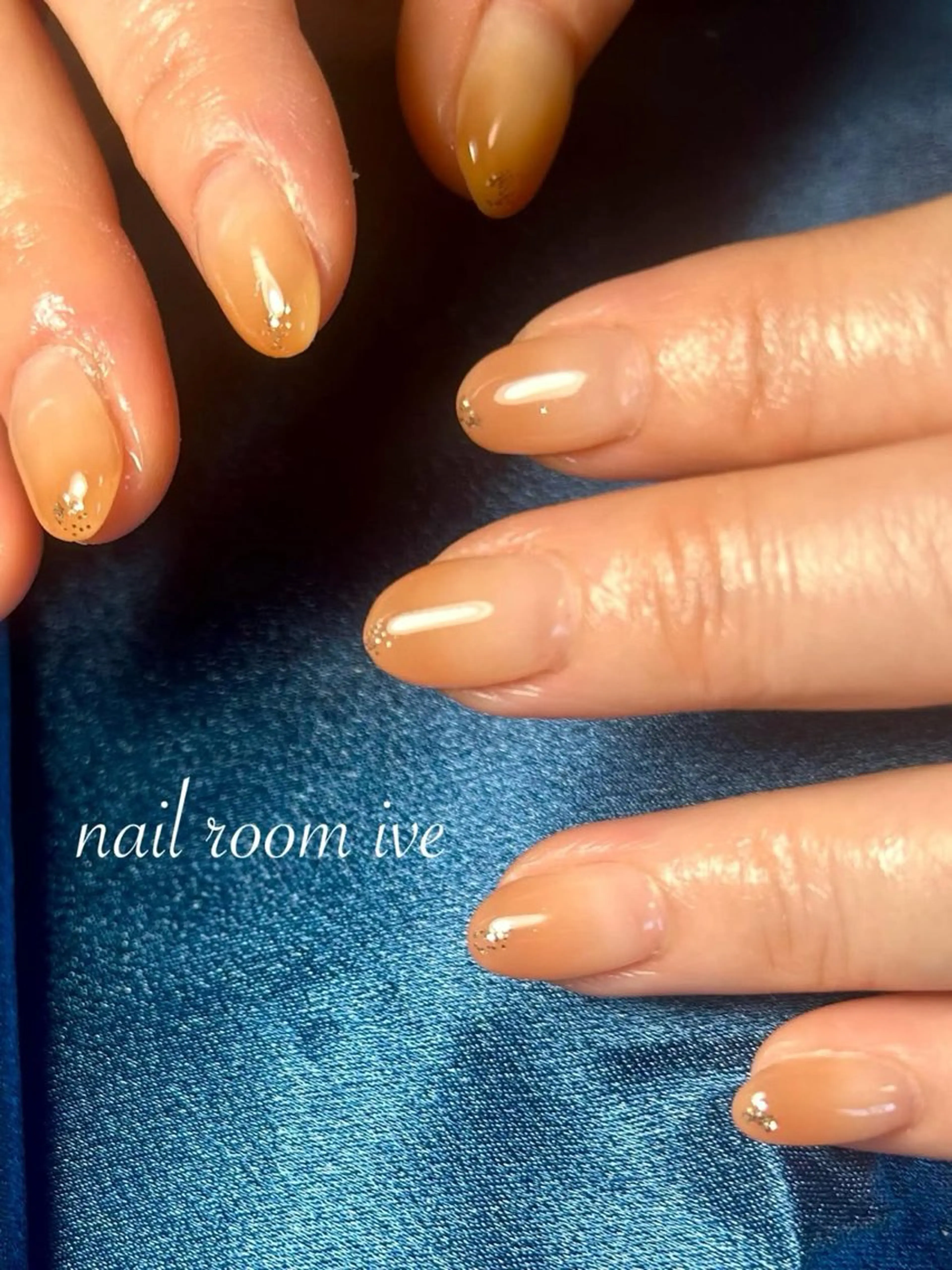 ネイル ラメ(グリッター) ワンカラーネイル nail room IVEのネイルデザイン