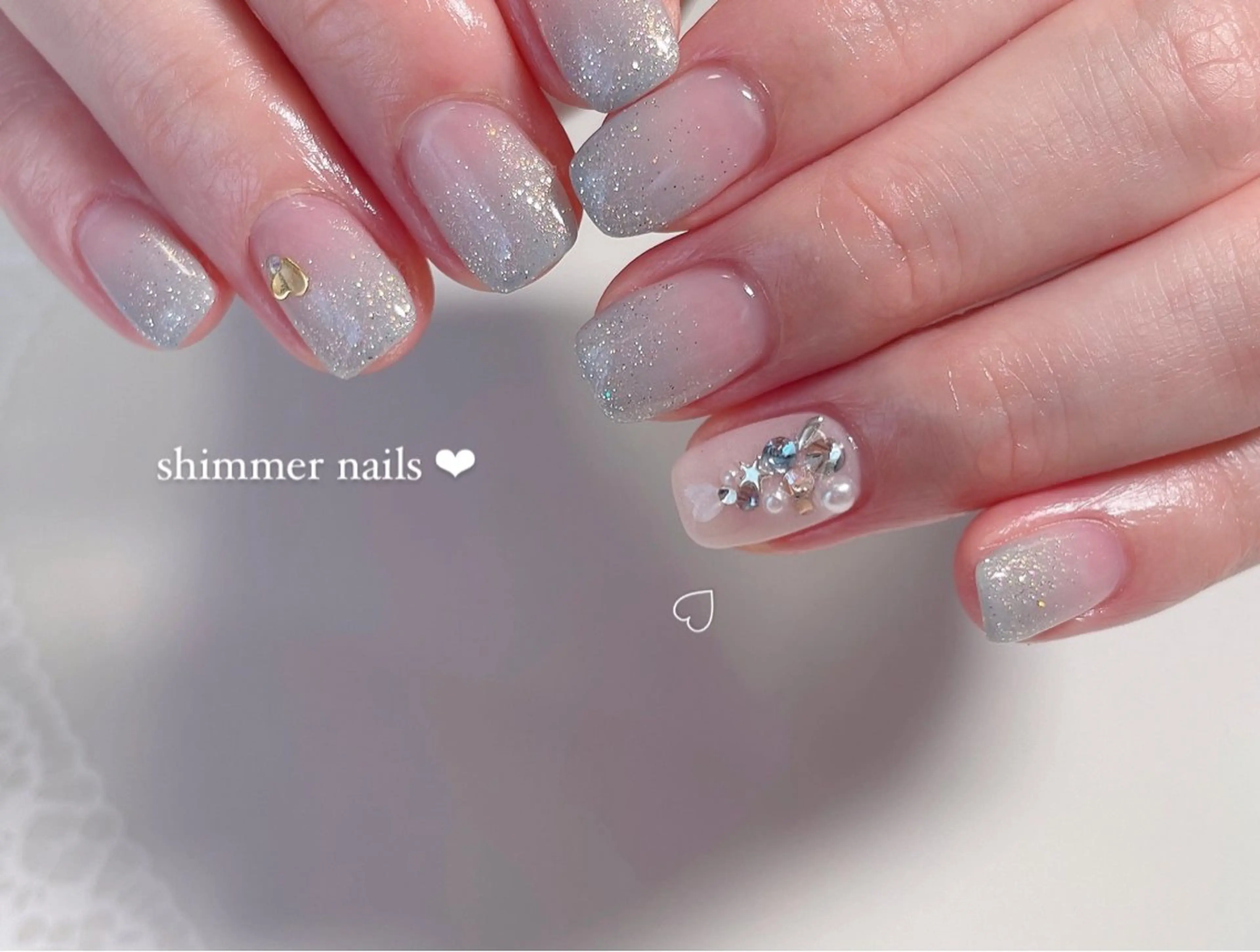 ネイル 冬ネイル クリスマス shimmer nailsのネイルデザイン