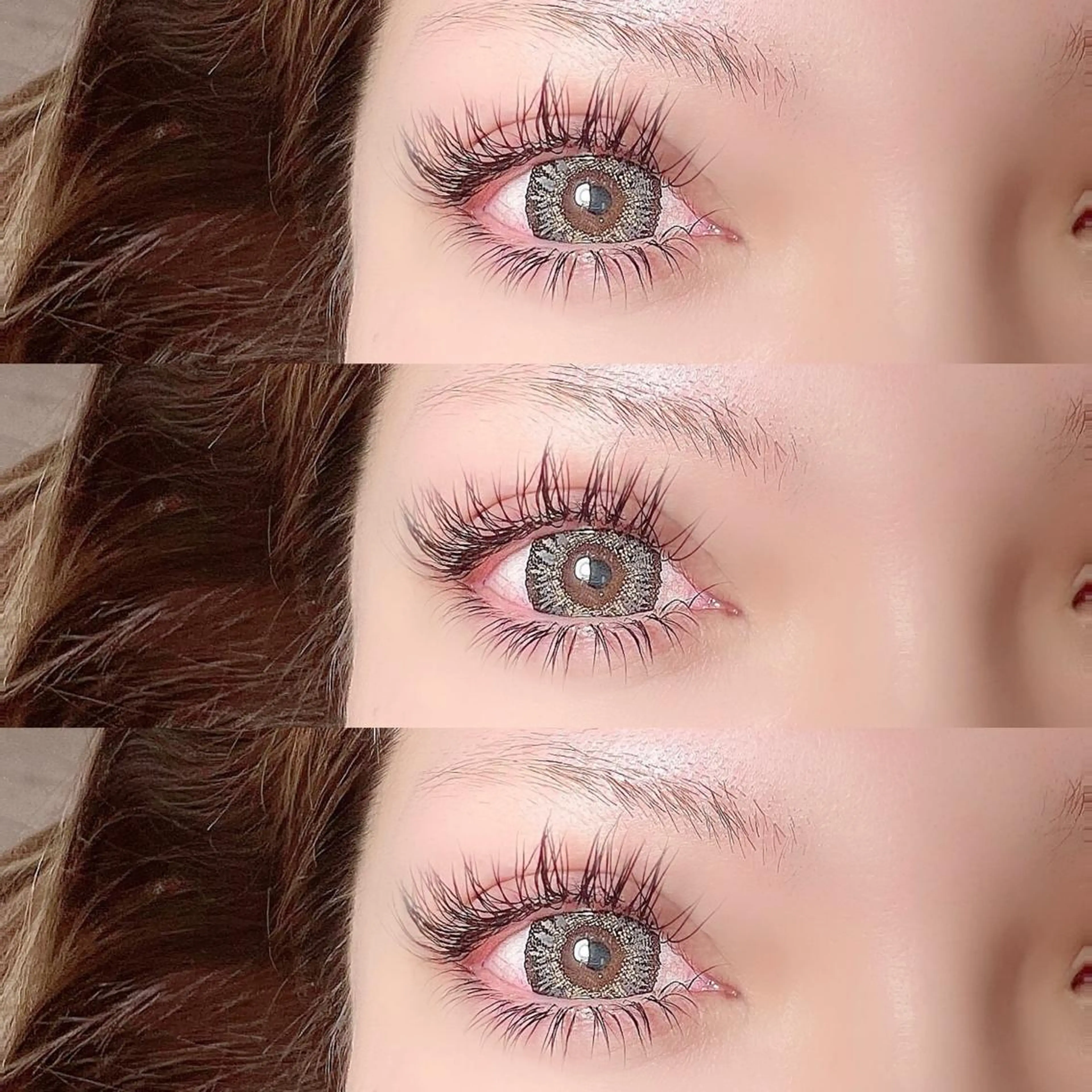 ロング カラー パーマ ヘアアレンジ メンズ ネイル マツエク・マツパ apopi's所属・真夜中のまつ毛 APOPI'Sのマツエク・マツパデザイン