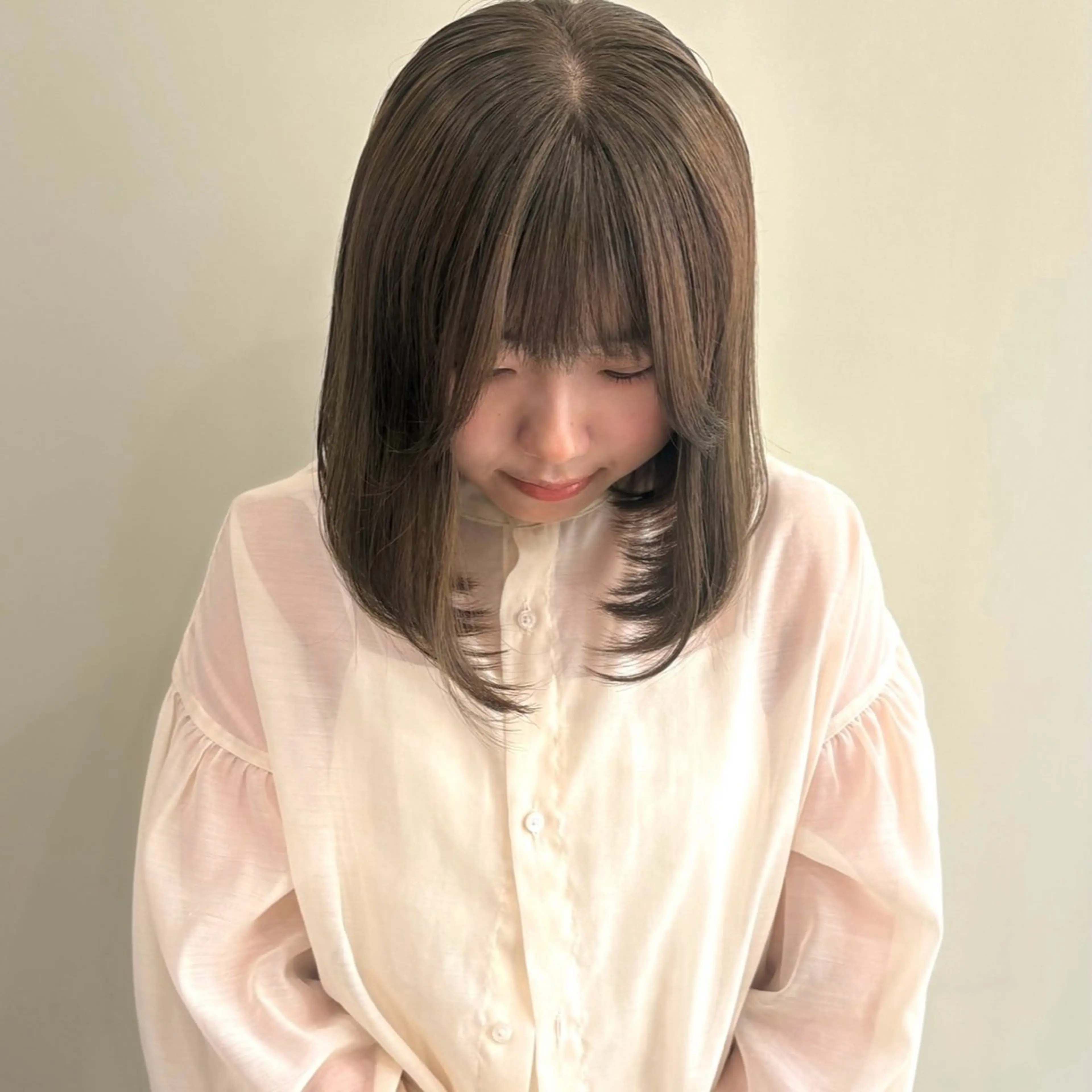 ミディアム カラー hana/艶髪 /透明感カラー🪞のヘアスタイル