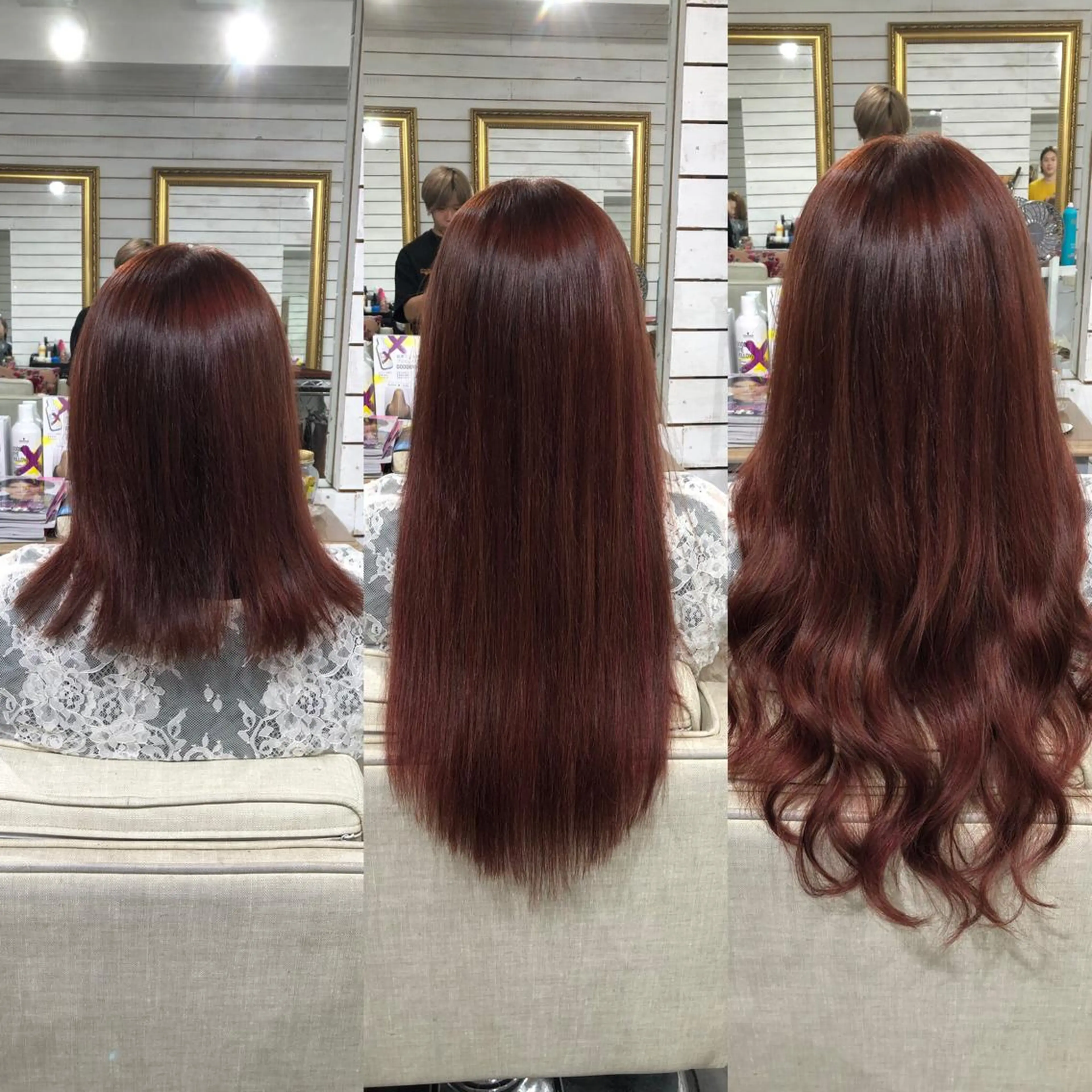 ミディアム 韓国カラーエクステ 👑代表渡部雅己👑のヘアスタイル