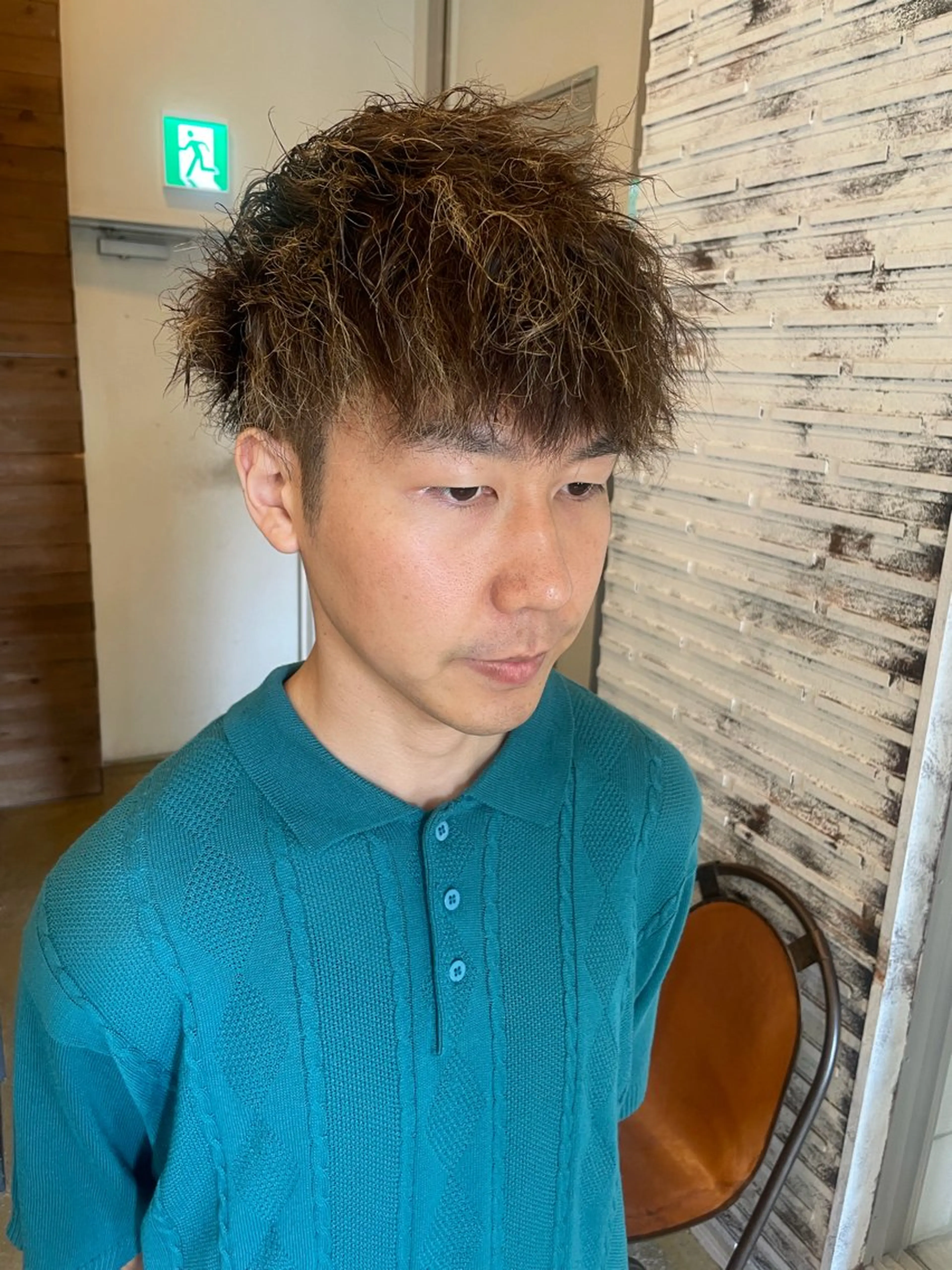 ショート パーマ メンズ パーマ特化 motooのヘアスタイル