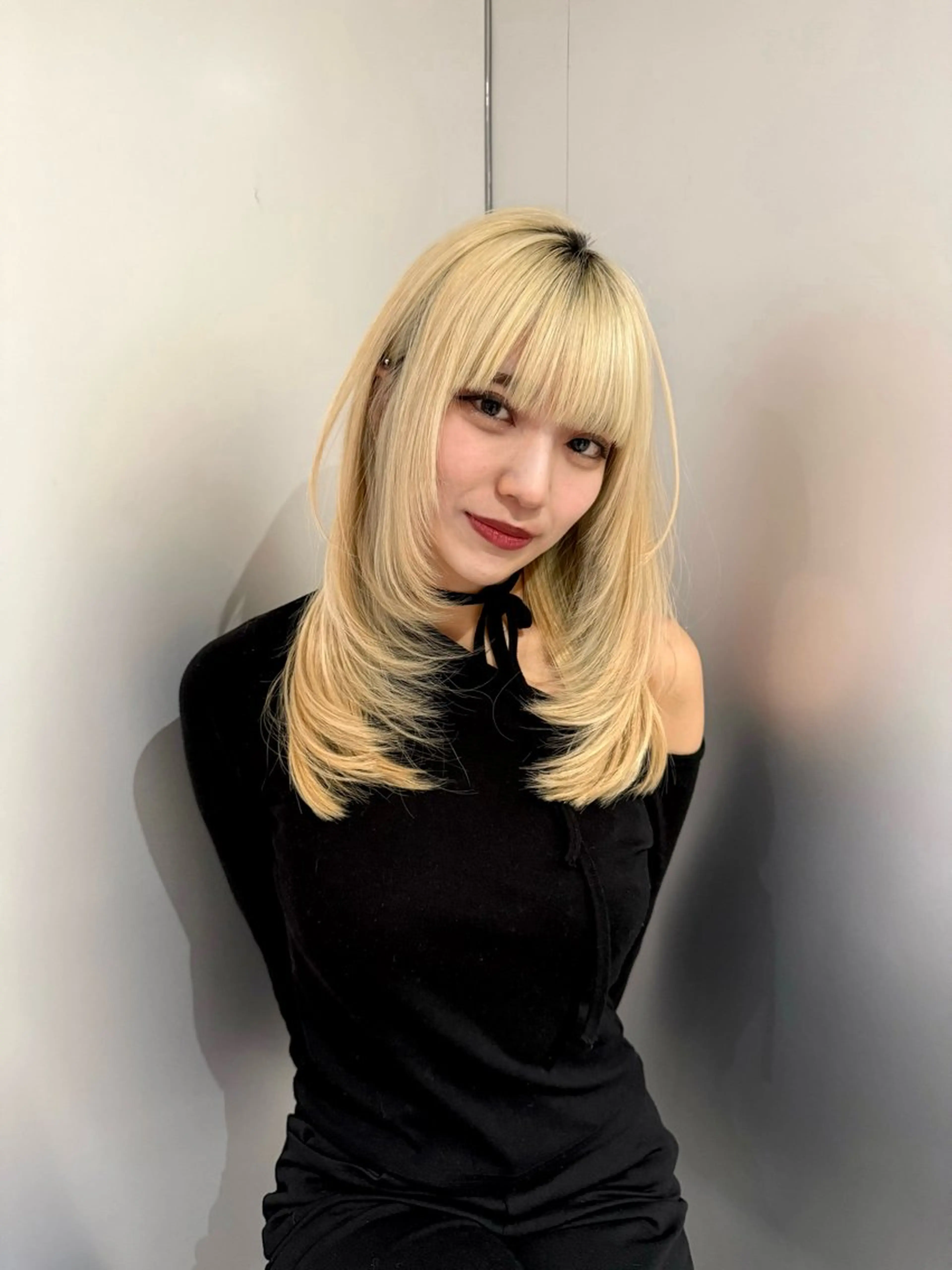 セミロング カット エクステ エクステ/艶髪 HARUKA🎀のヘアスタイル