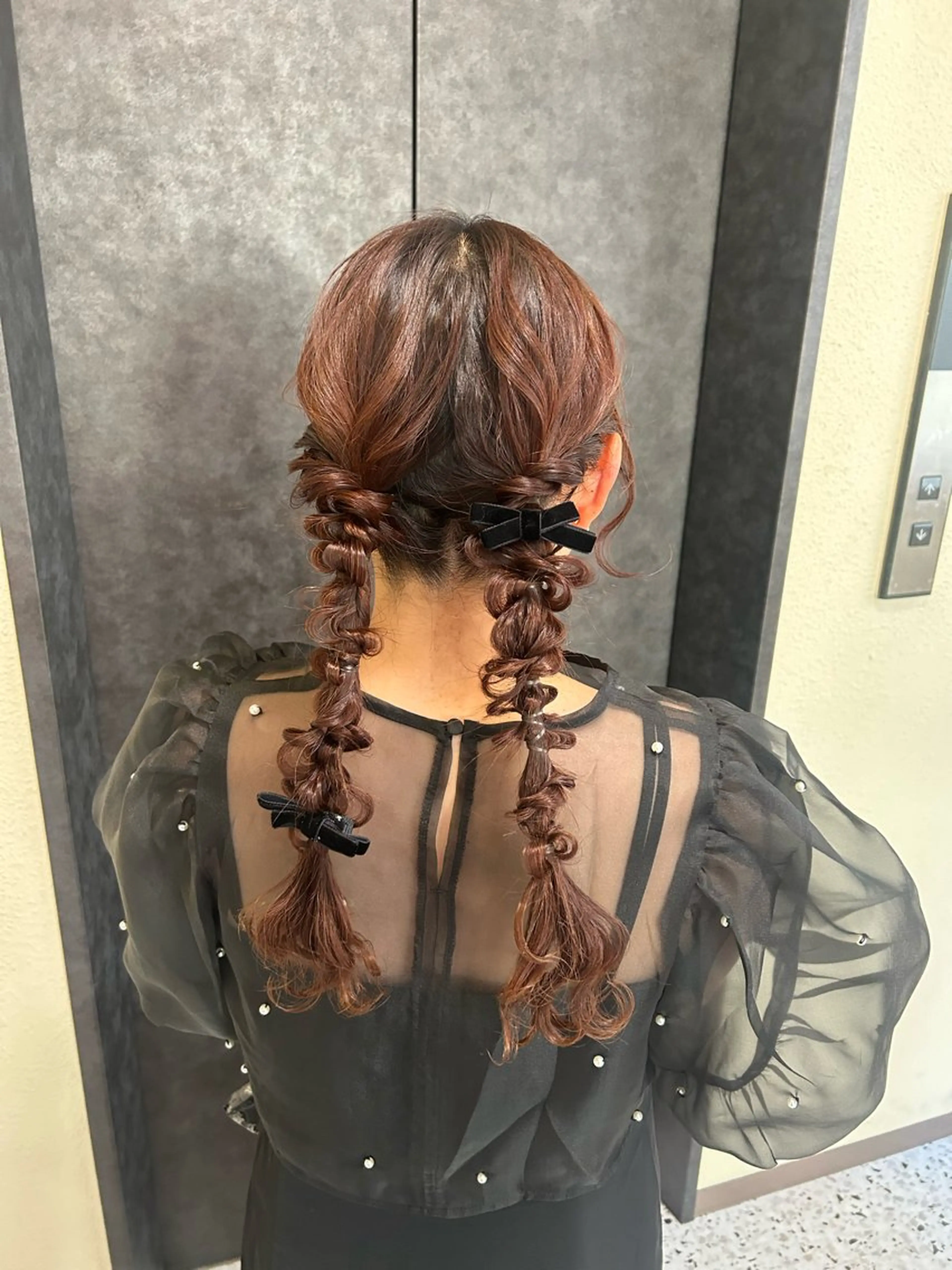 ロング ヘアセット Mila Hazukiのヘアスタイル