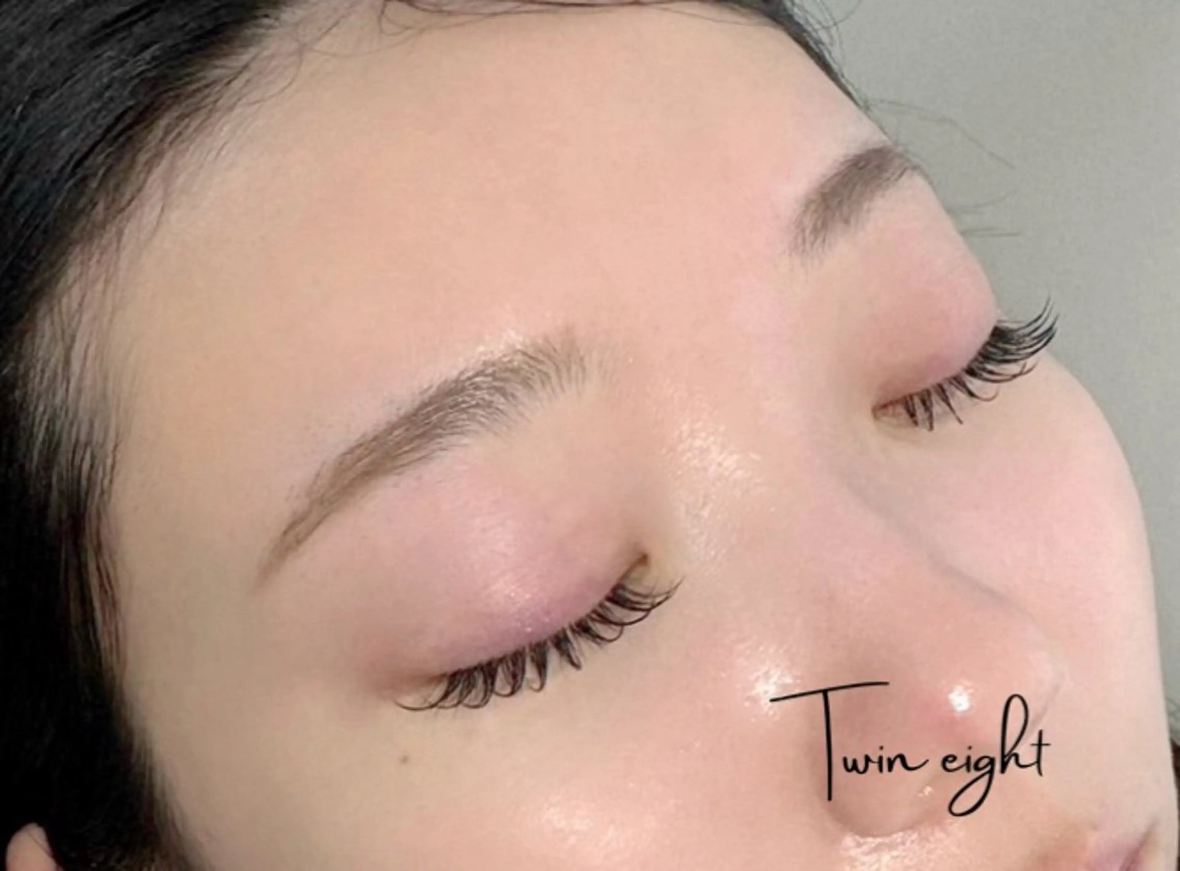 マツエク・マツパ 束感まつ毛 一重×まつ毛パーマ Twin Eight ネイル&まつ毛和泉市のマツエク・マツパデザイン