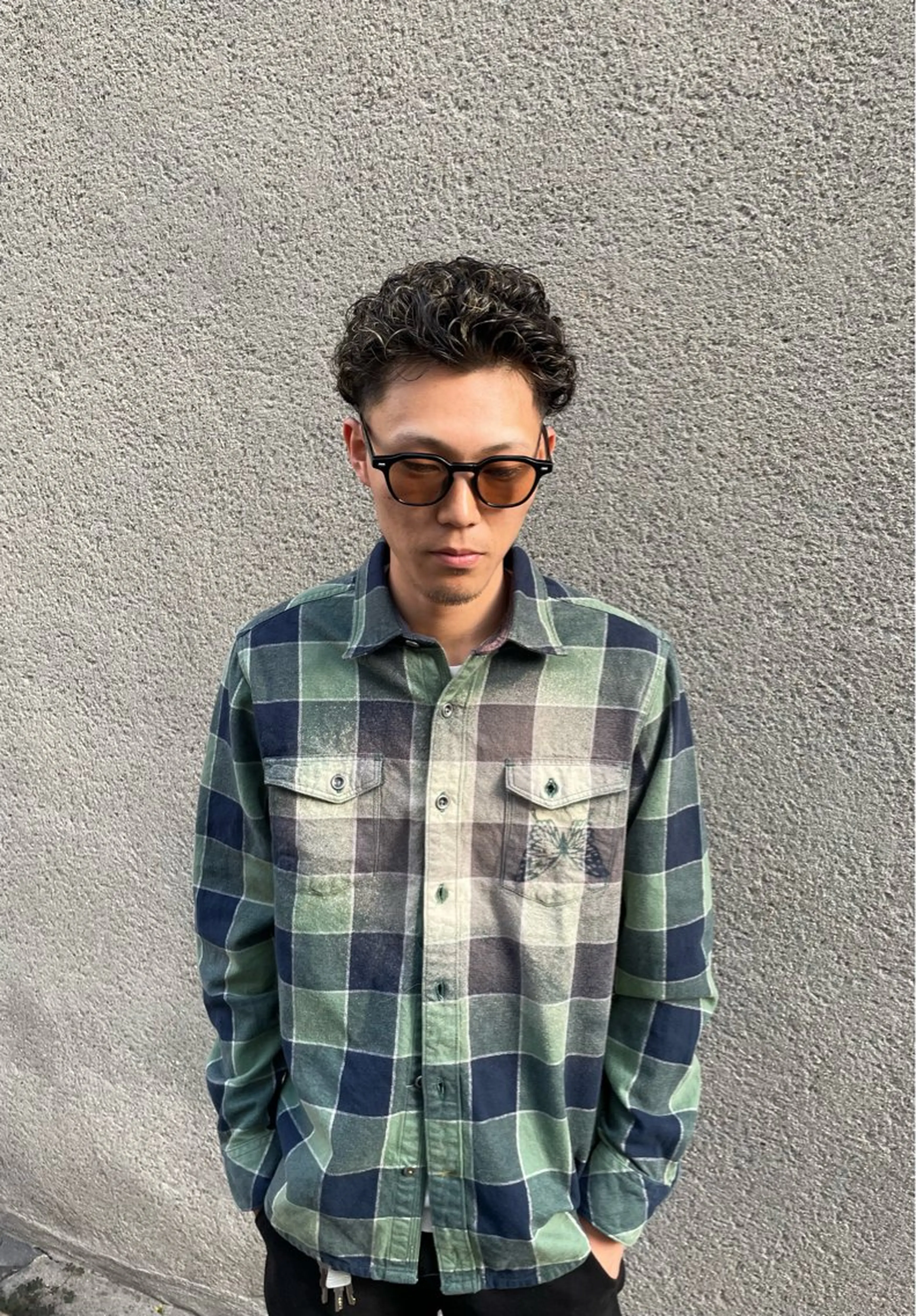 cut＋ perm＋meshの写真