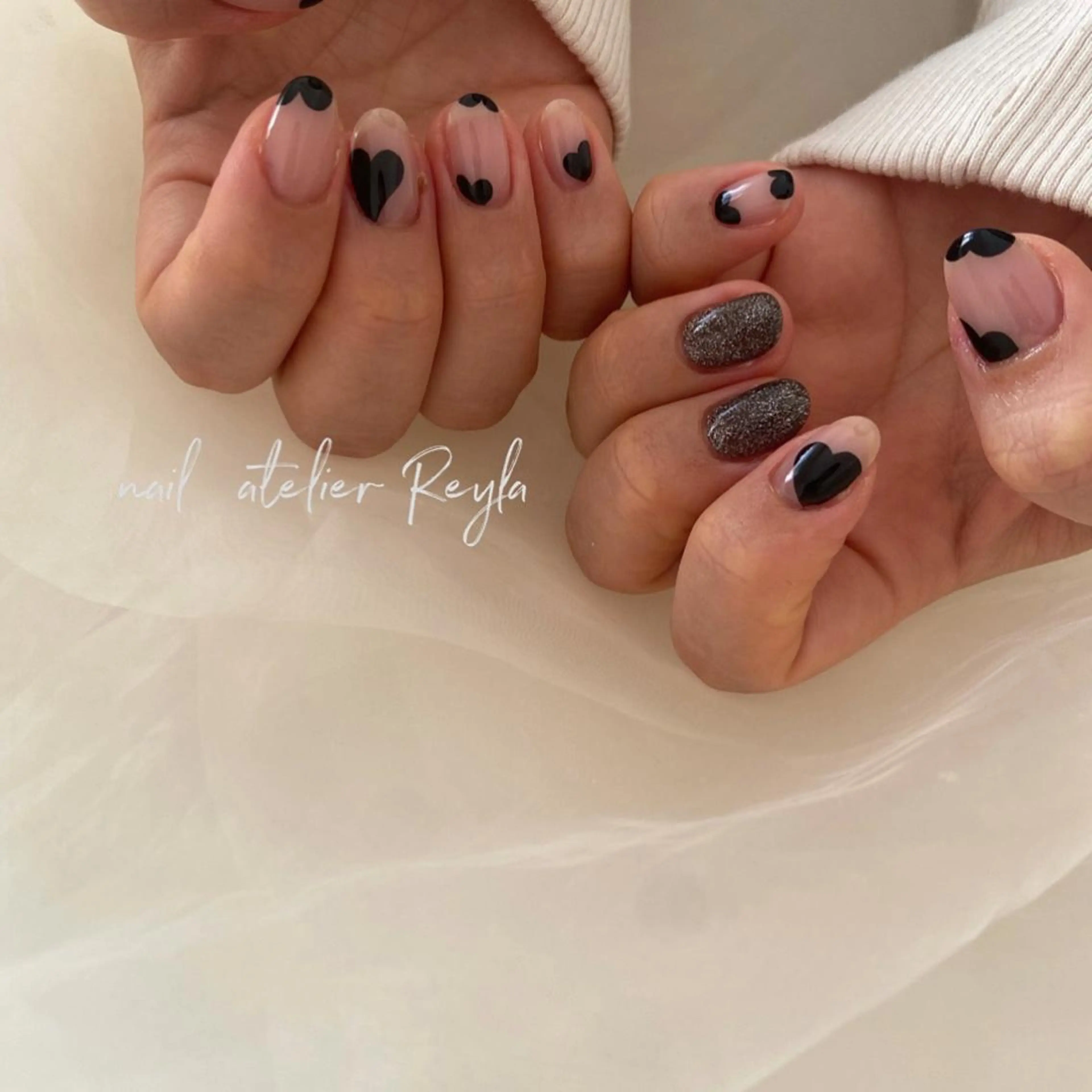 ロング ネイル ハンドネイル atelier Reylaのネイルデザイン