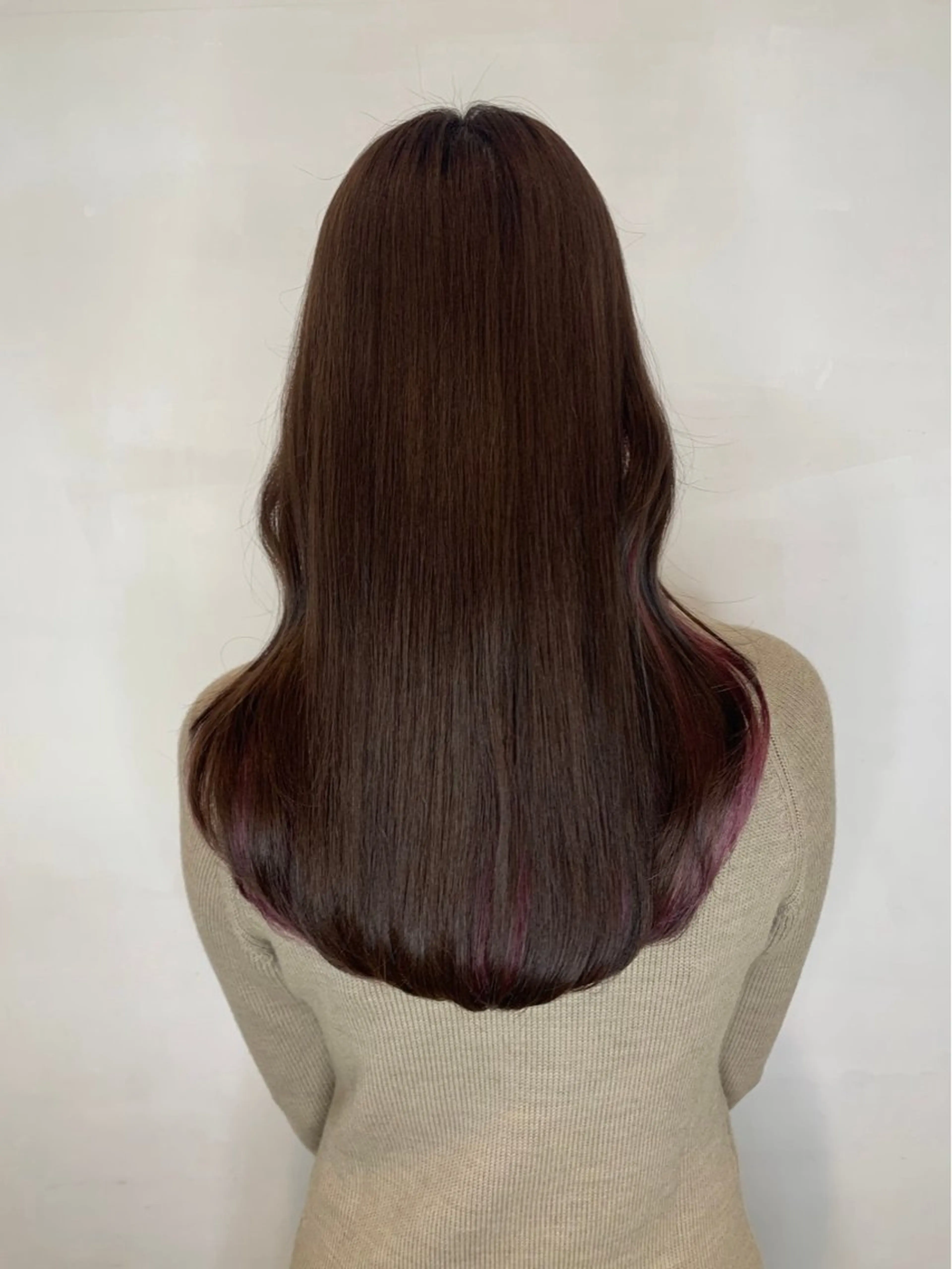 カラー レイヤーカット/ 艶カラー/山内一暉のヘアスタイル