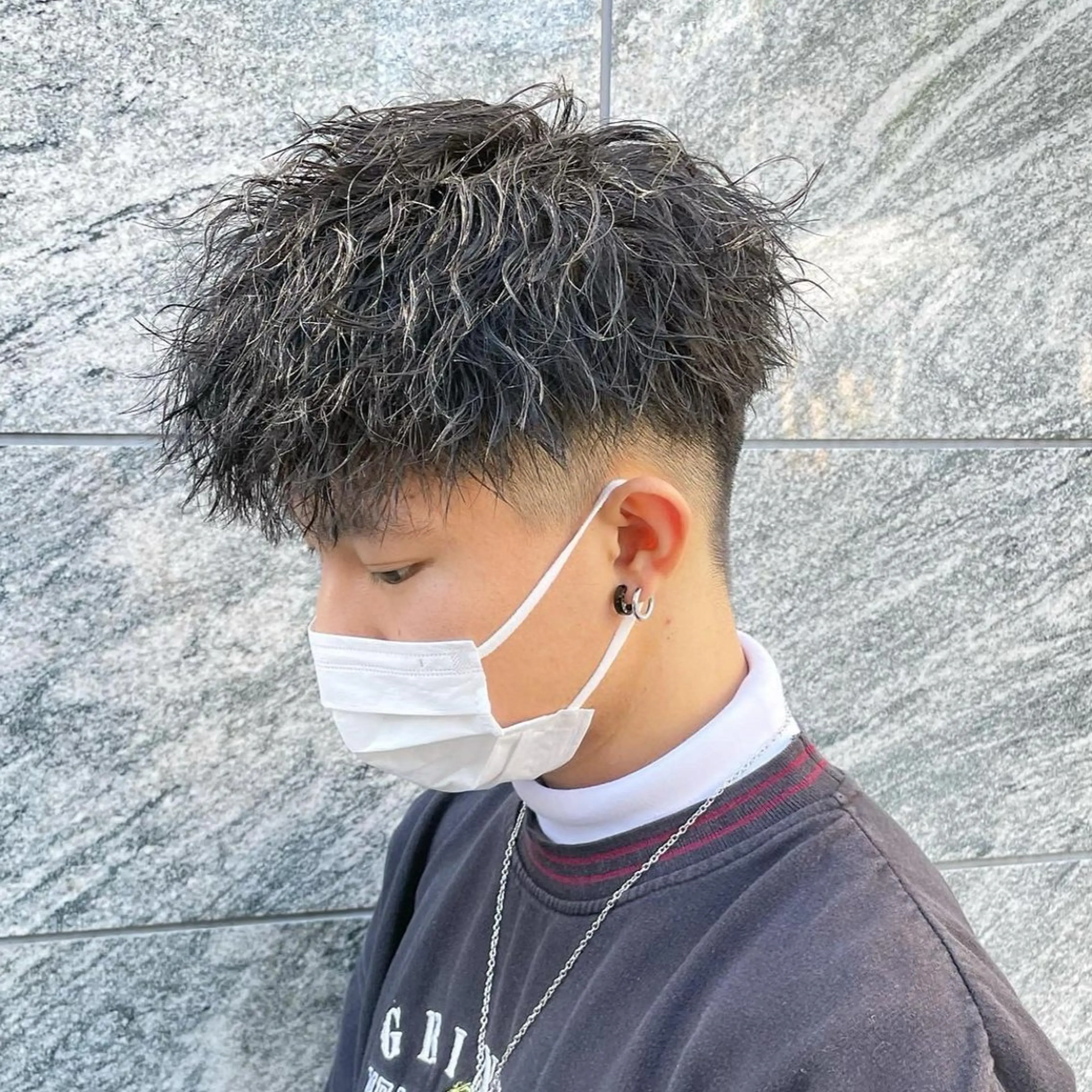 ショート ショートヘア パーマ指名率No1 メンズ特化ケイトのヘアスタイル