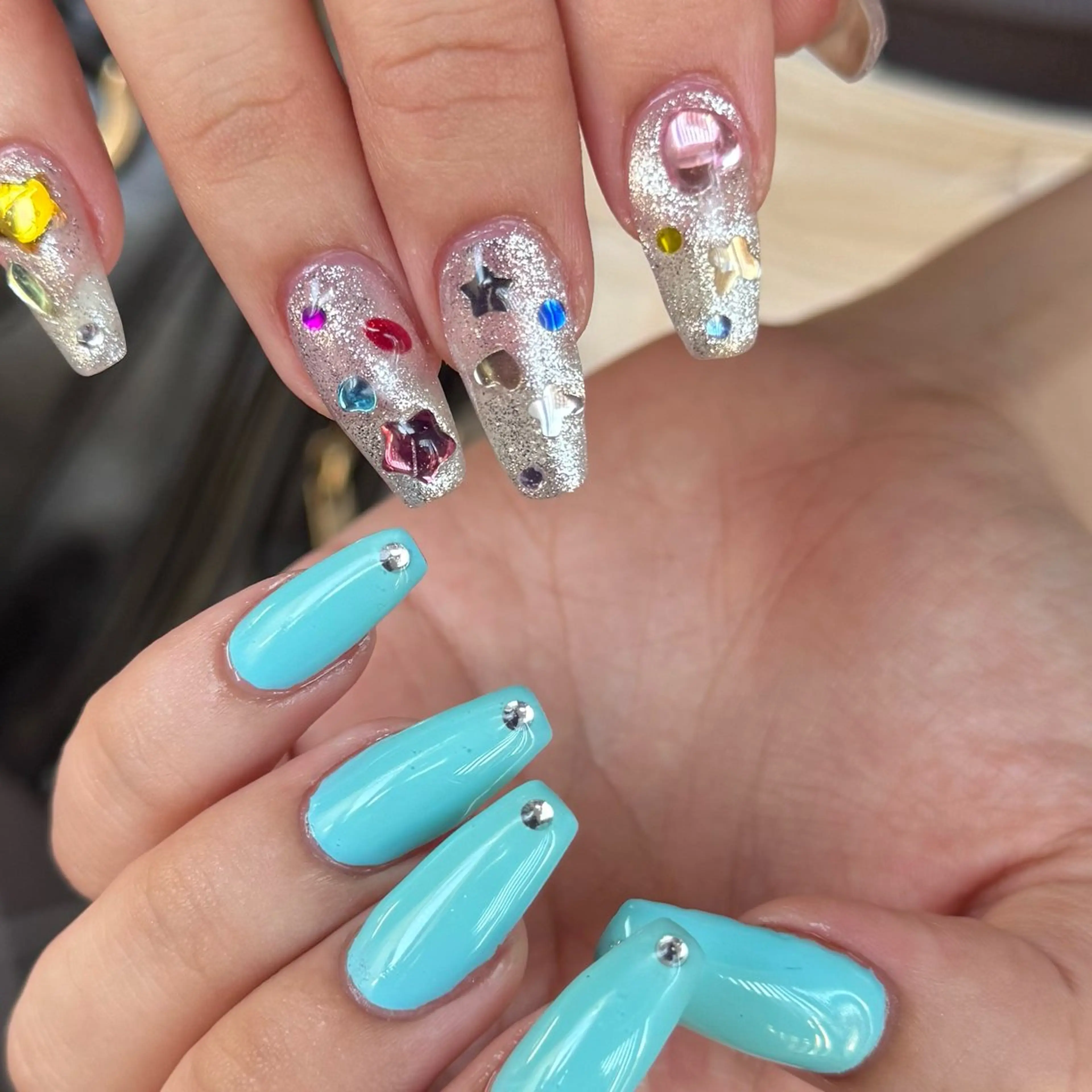 【リピーター様はコチラ♡】🖤60分アートし放題🖤(おまかせ・持ち込み🆗👍🏾パーツ付)の写真