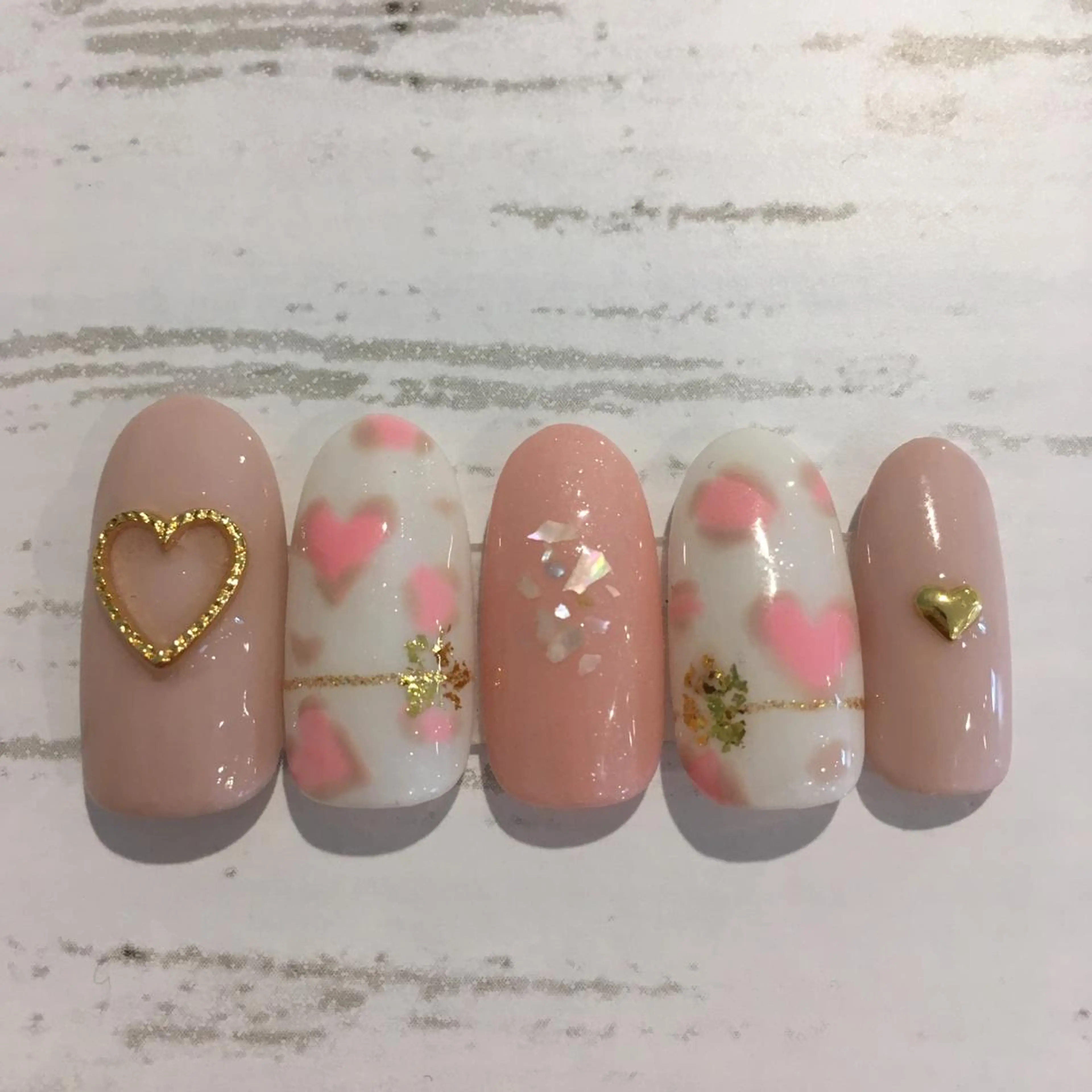 ネイル バレンタイン ハンドネイル ☆ KAYOKO ☆のネイルデザイン