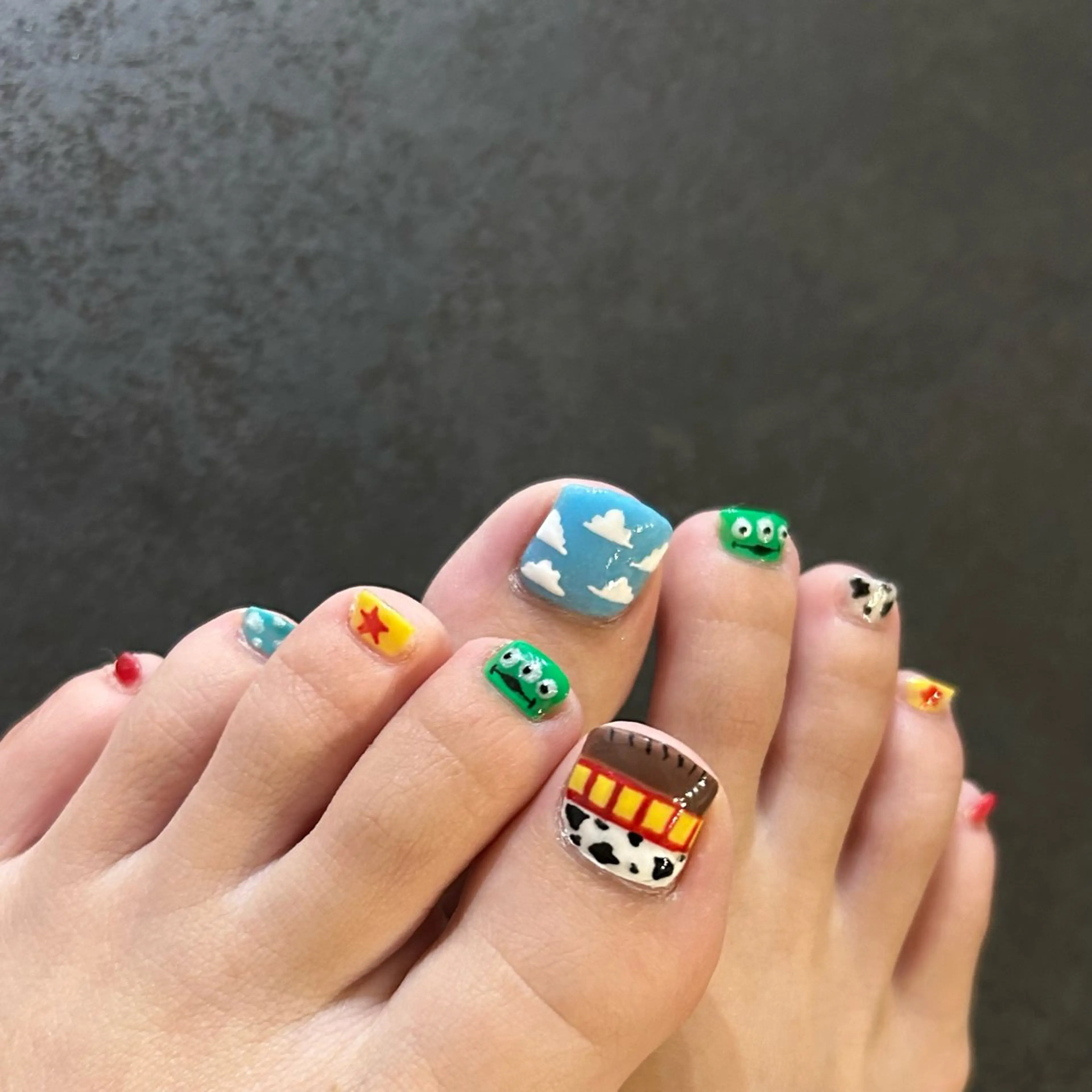 フットネイル👣フルアート🌷の写真