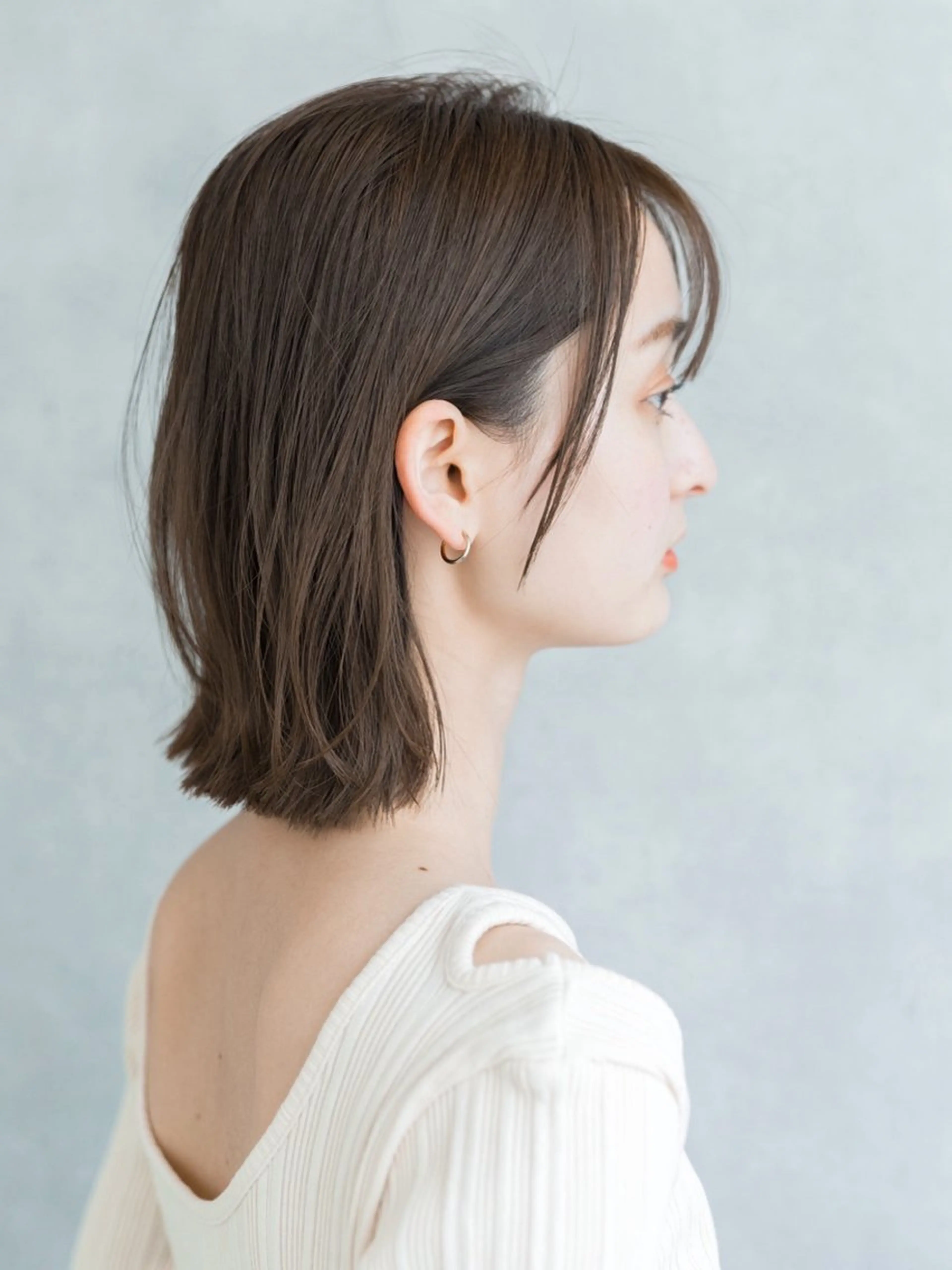 ミディアム カットカラーパーマ 募集／Otohaのヘアスタイル