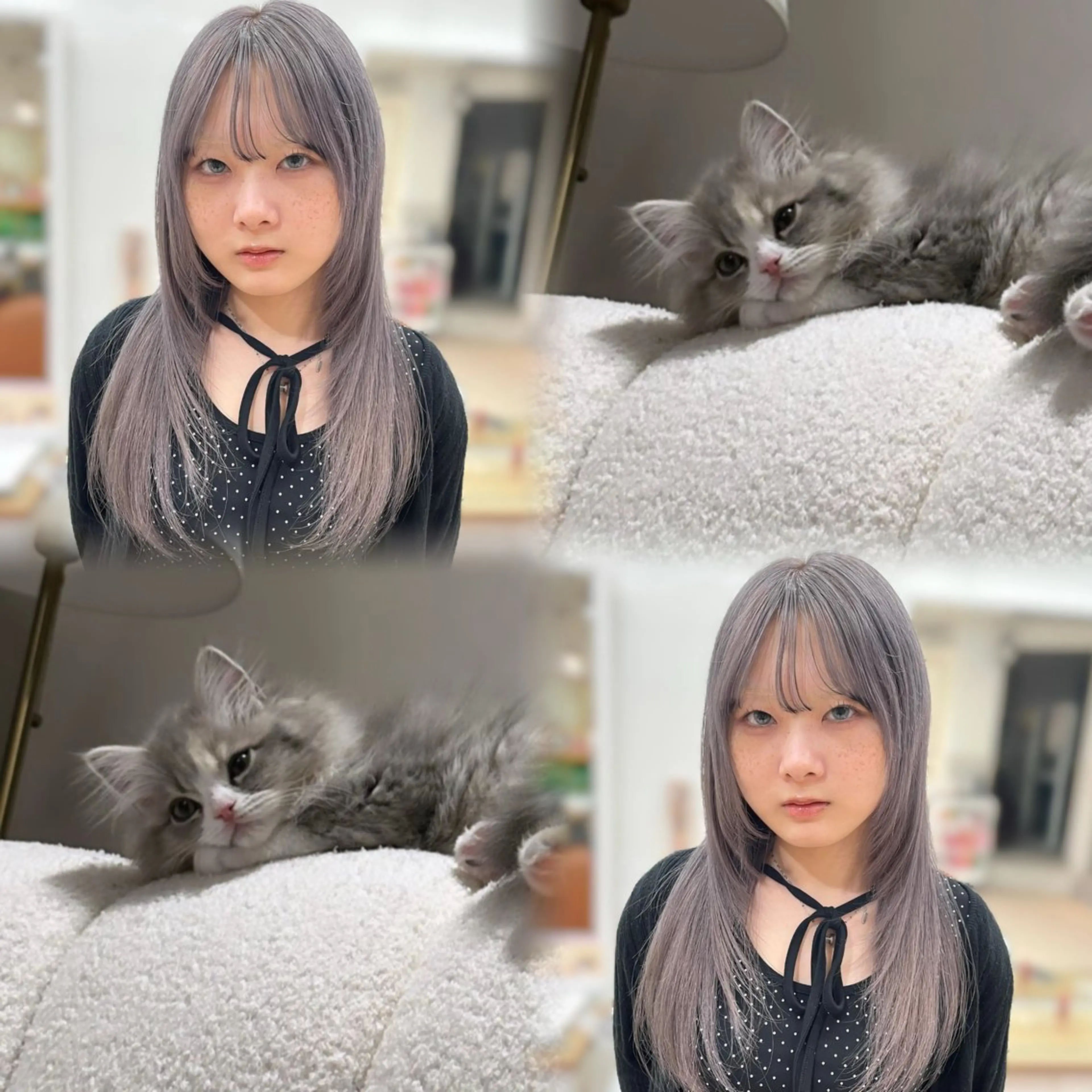 【当日予約ok!ケアまでできる⭐️】カットケアブリーチカラー✖️システム2stepトリートメント付き✨肩下+2200円の写真