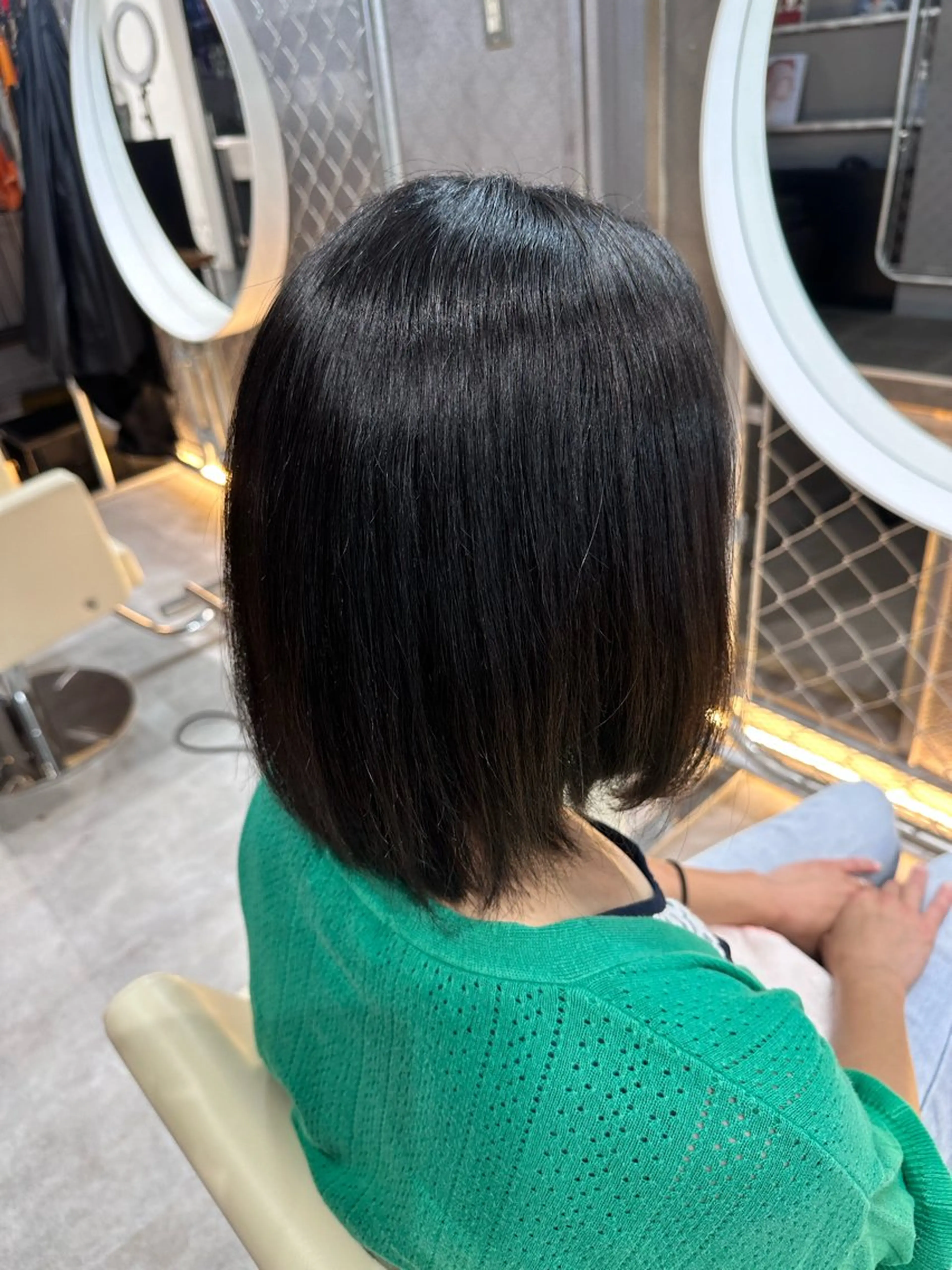 ショート 縮毛矯正 ORANGE POP _HIBIKIのヘアスタイル