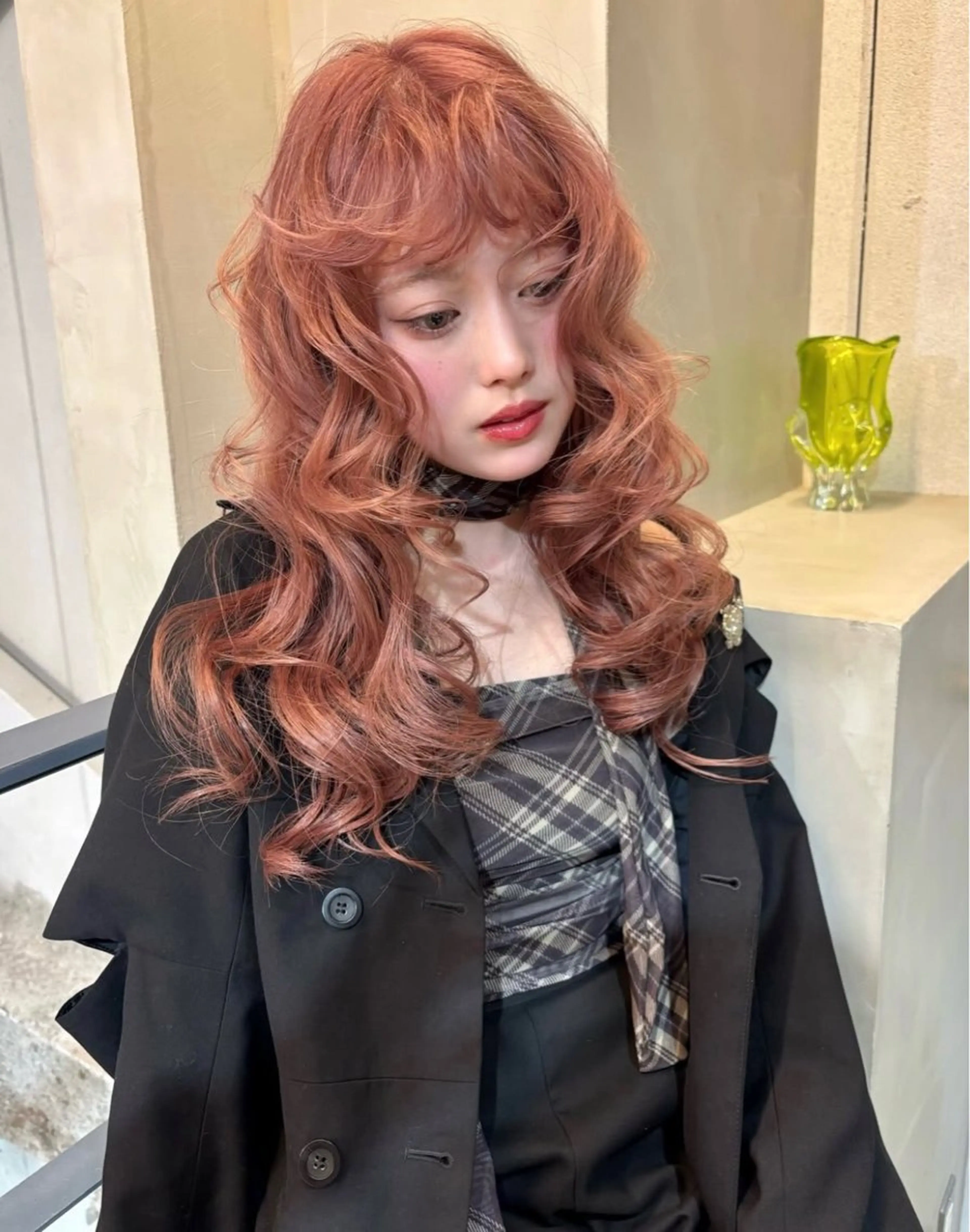 カラー ブリーチ ケアブリーチ ヘアカラー トリートメント fev  hair shopのヘアスタイル