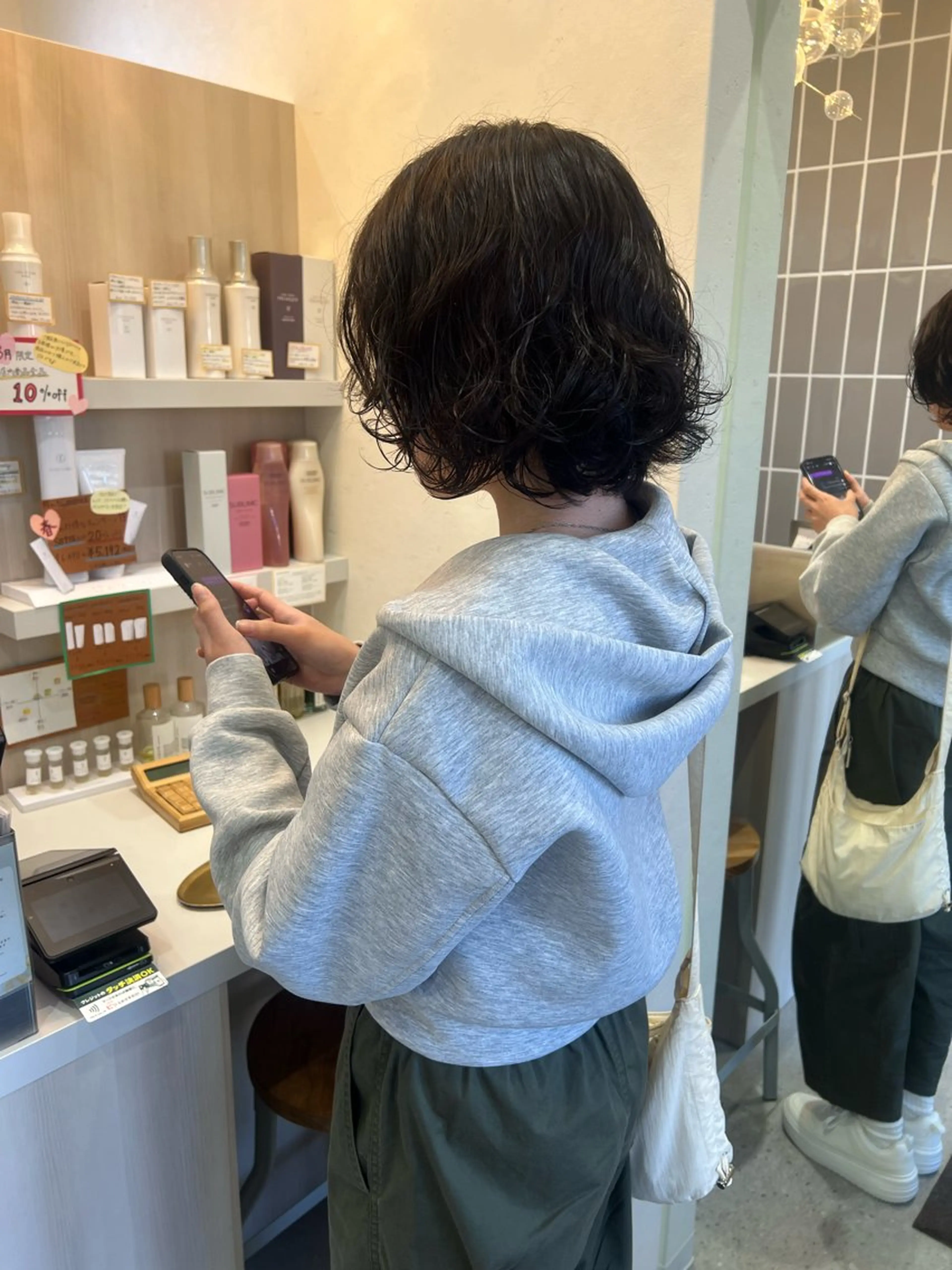 ショート パーマ カット パーマ トリートメント ROOM郡山店 / 助川 莉那のヘアスタイル