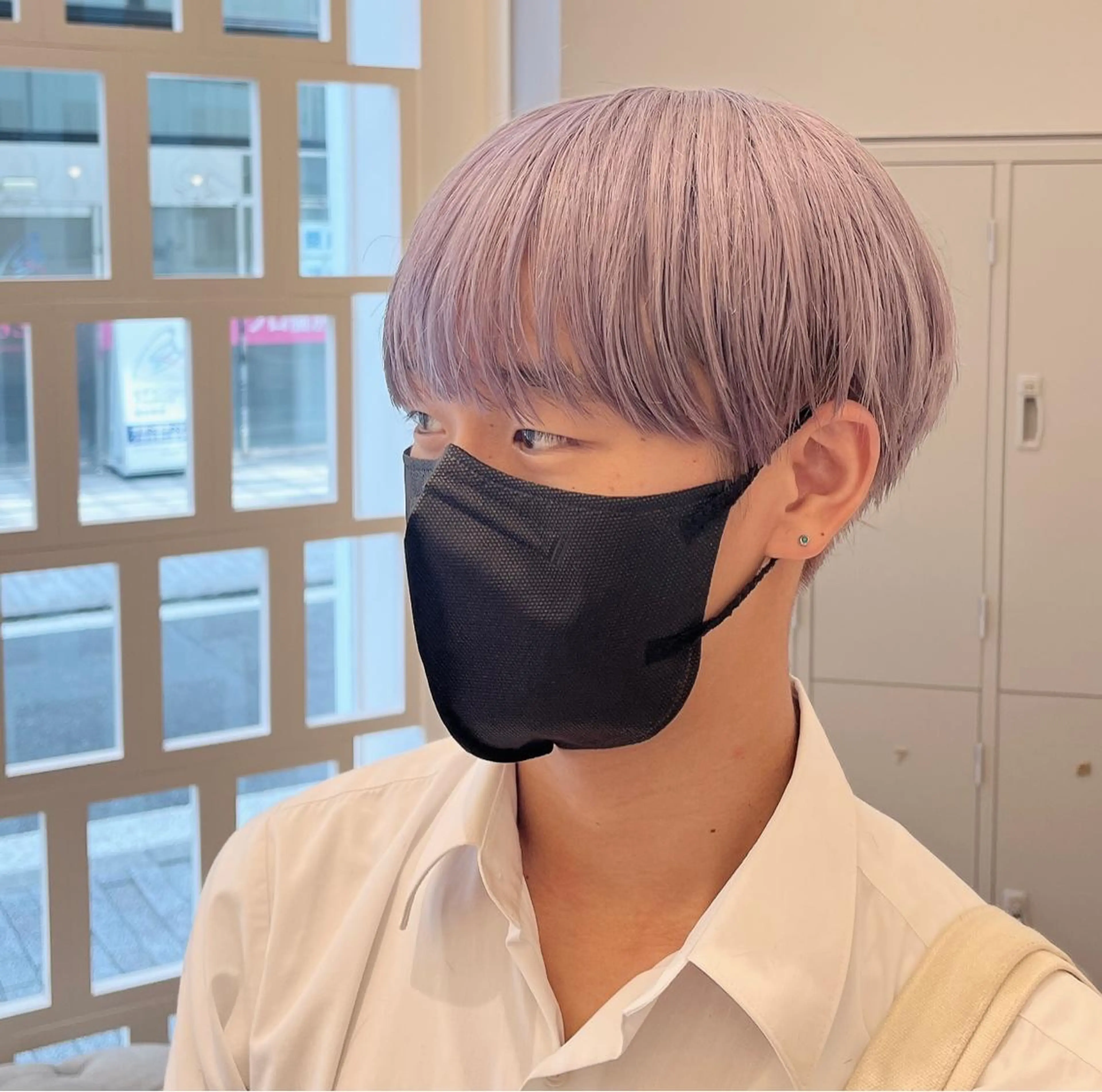 ✨メンズ限定✨【ケアブリーチありダブルカラー+カット】ハイトーンならおまかせください💪メンズカットの写真