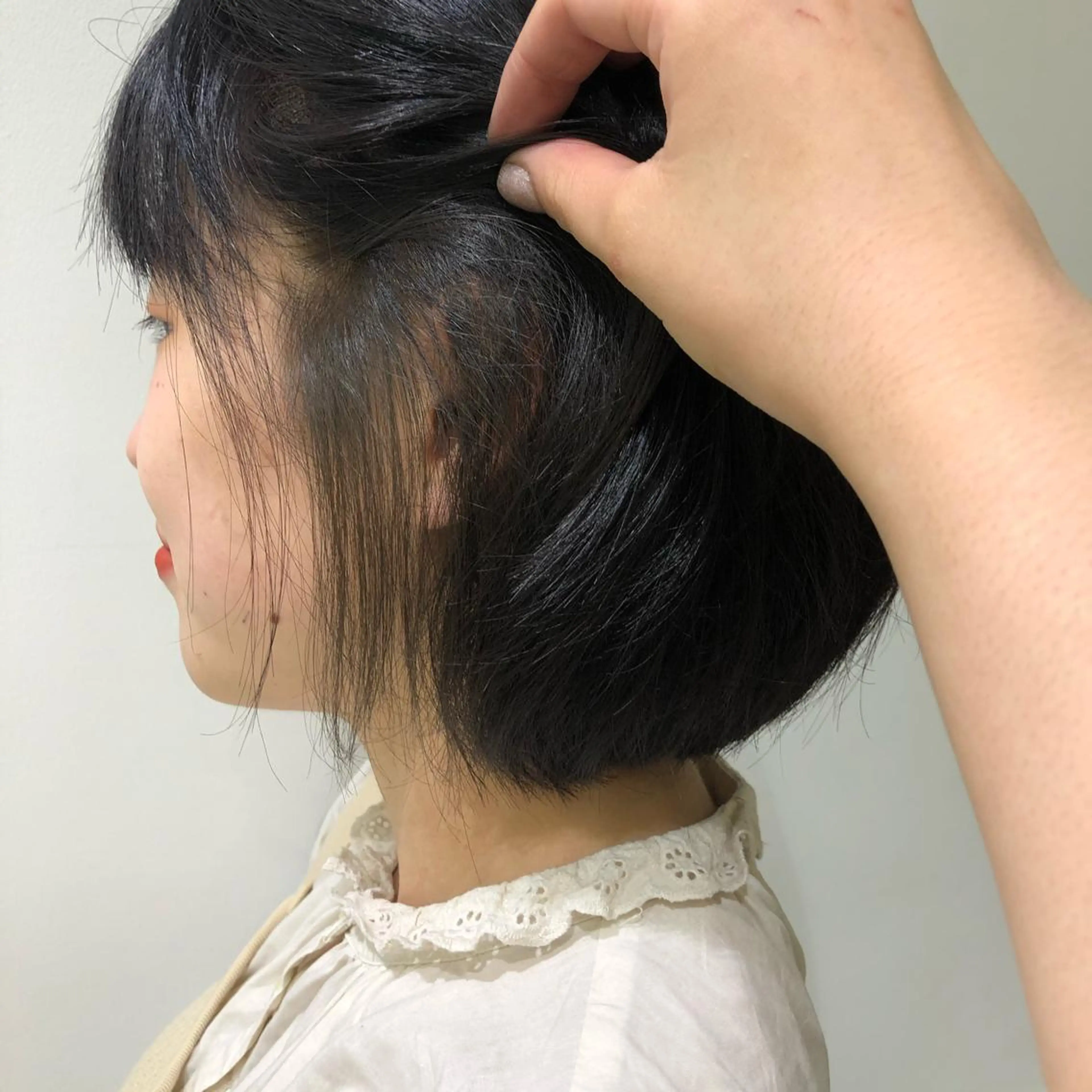 ミディアム 透明感カラー🩵 mioのヘアスタイル