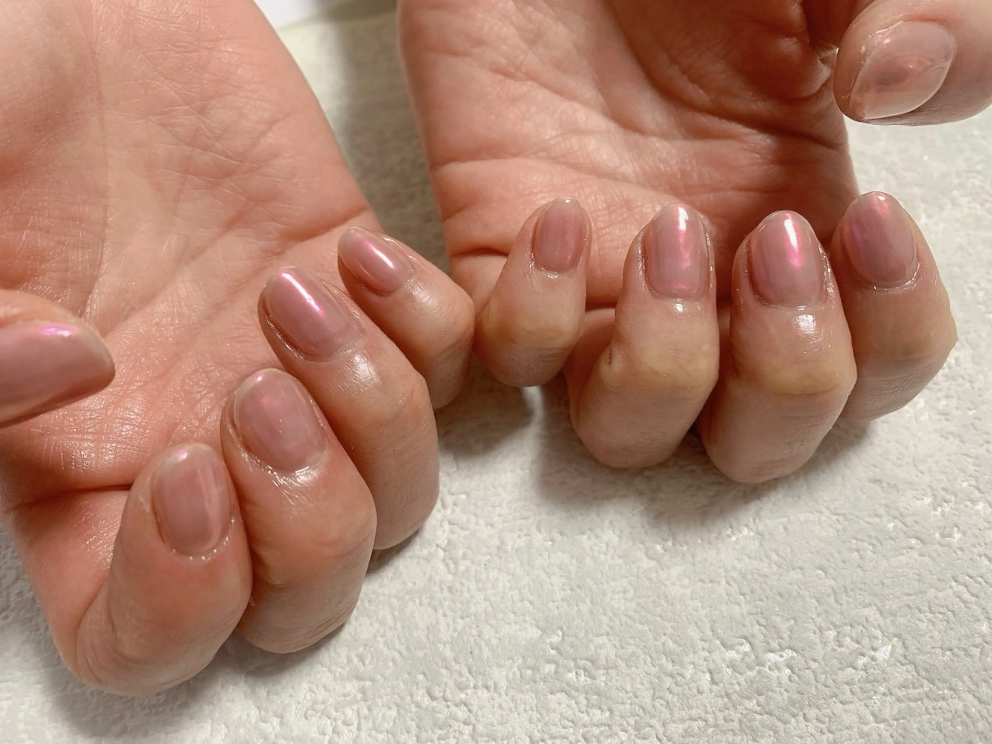 ネイル オーロラネイル ジェルネイル メンズネイル ミラーネイル パラジェル kiki nail たまプラーザのネイルデザイン