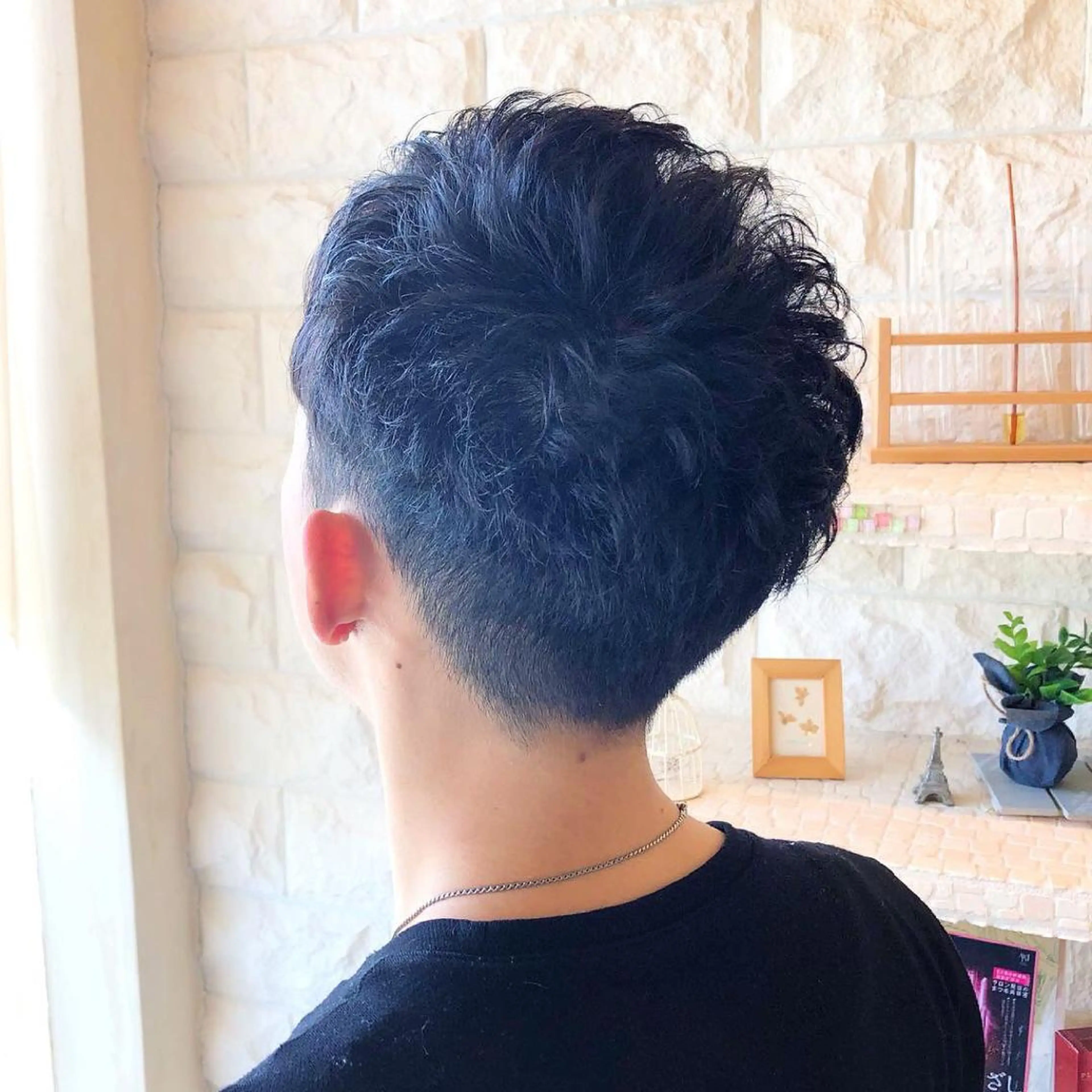 ショート パーマ メンズ カット 土居 正季のヘアスタイル