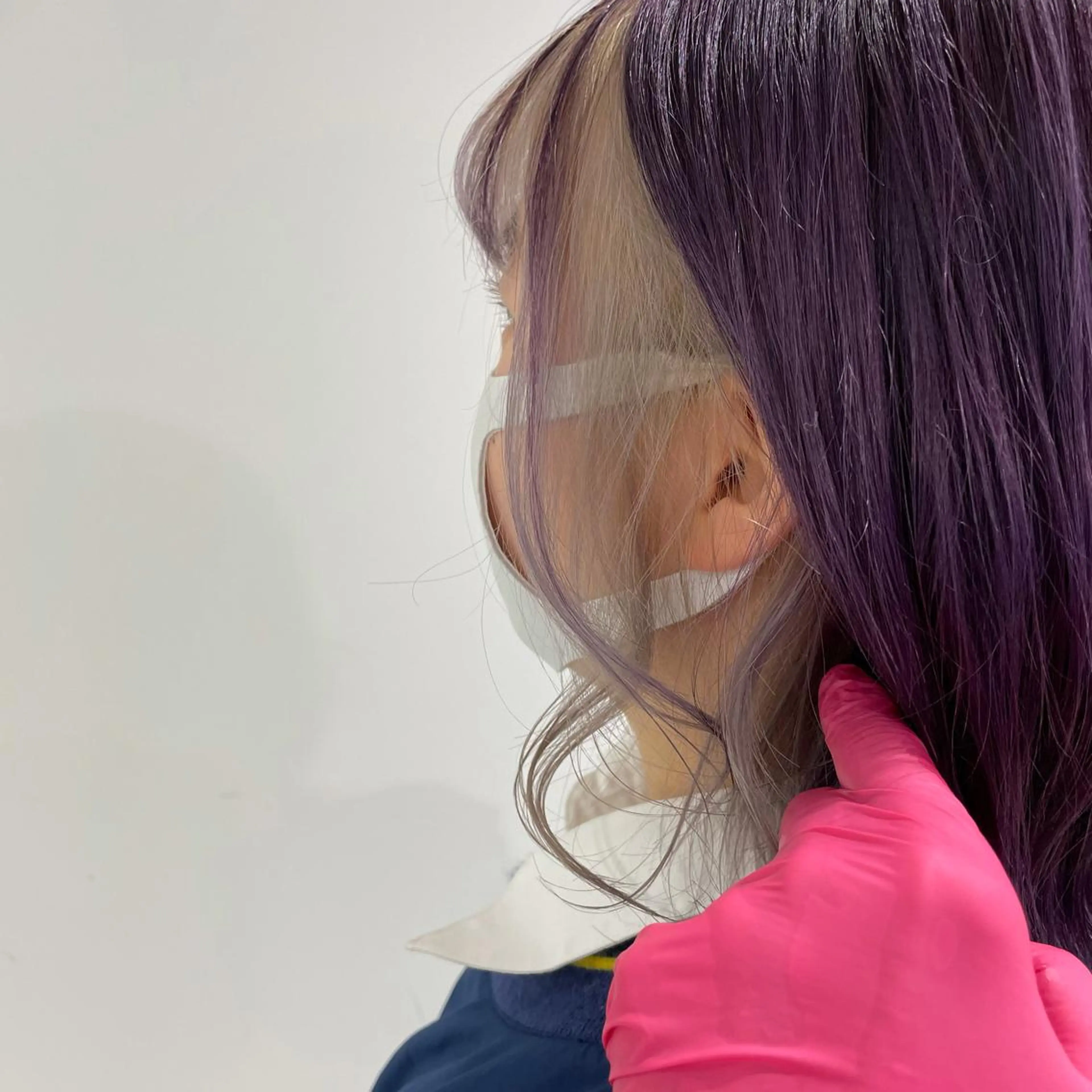 セミロング カラー ヘアカラー トリートメント ヘッドスパ ヘアセット I'S.横浜所属・赤み消しカラー 🍀JUNKIのヘアスタイル