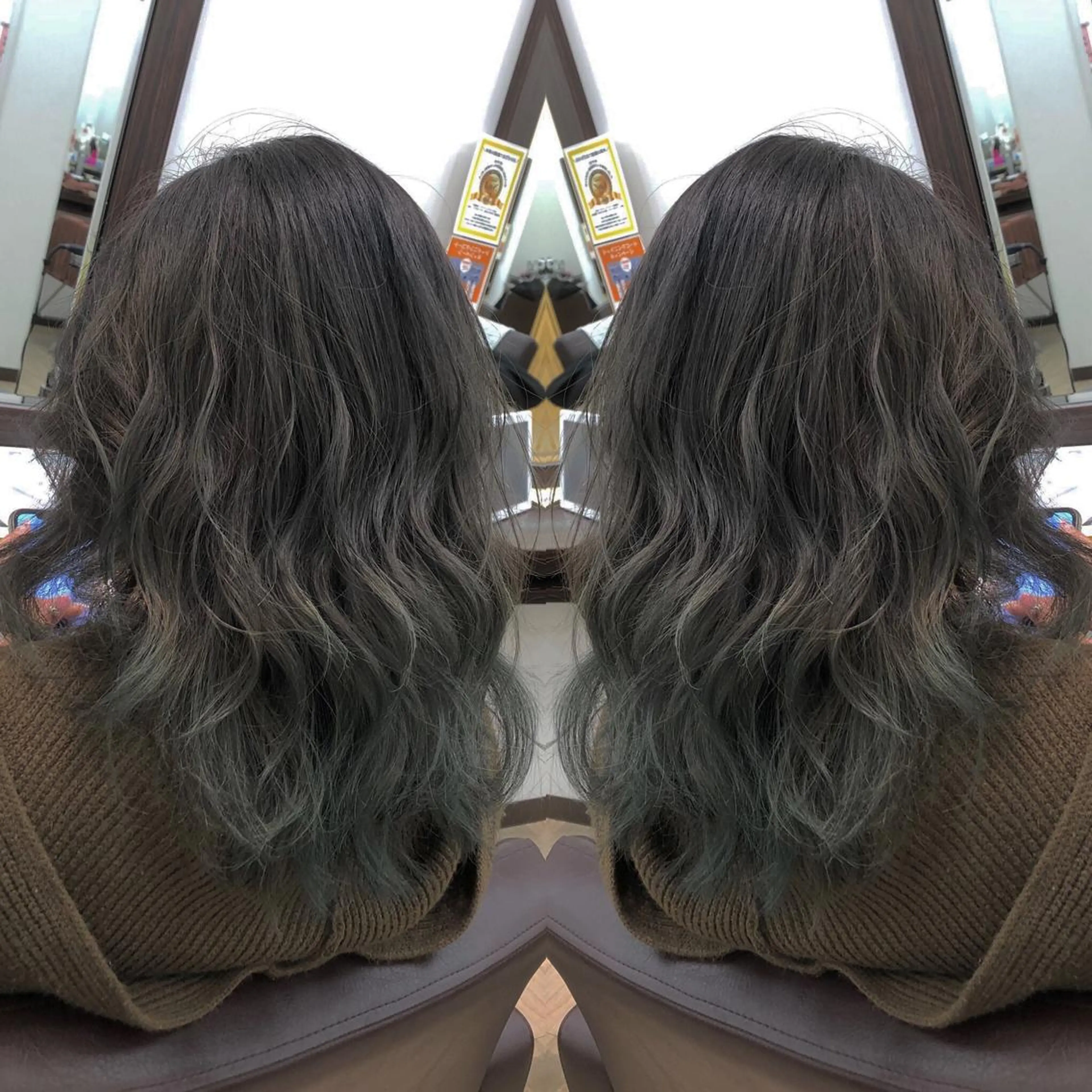 セミロング カラー Le'a所属・渋谷/フェード/ 國分 翔のヘアスタイル