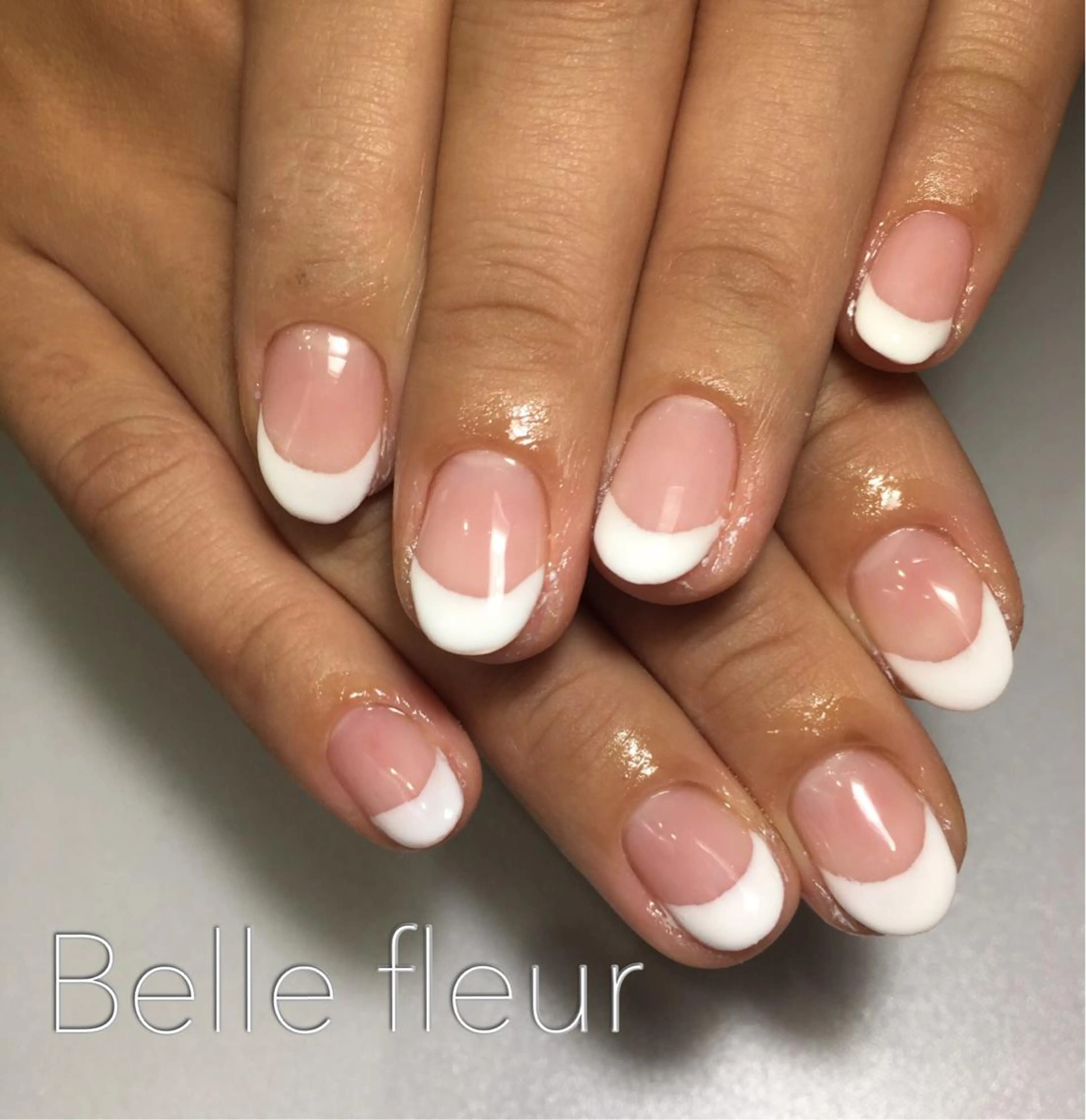 ミディアム ネイル Belle fleurのネイルデザイン