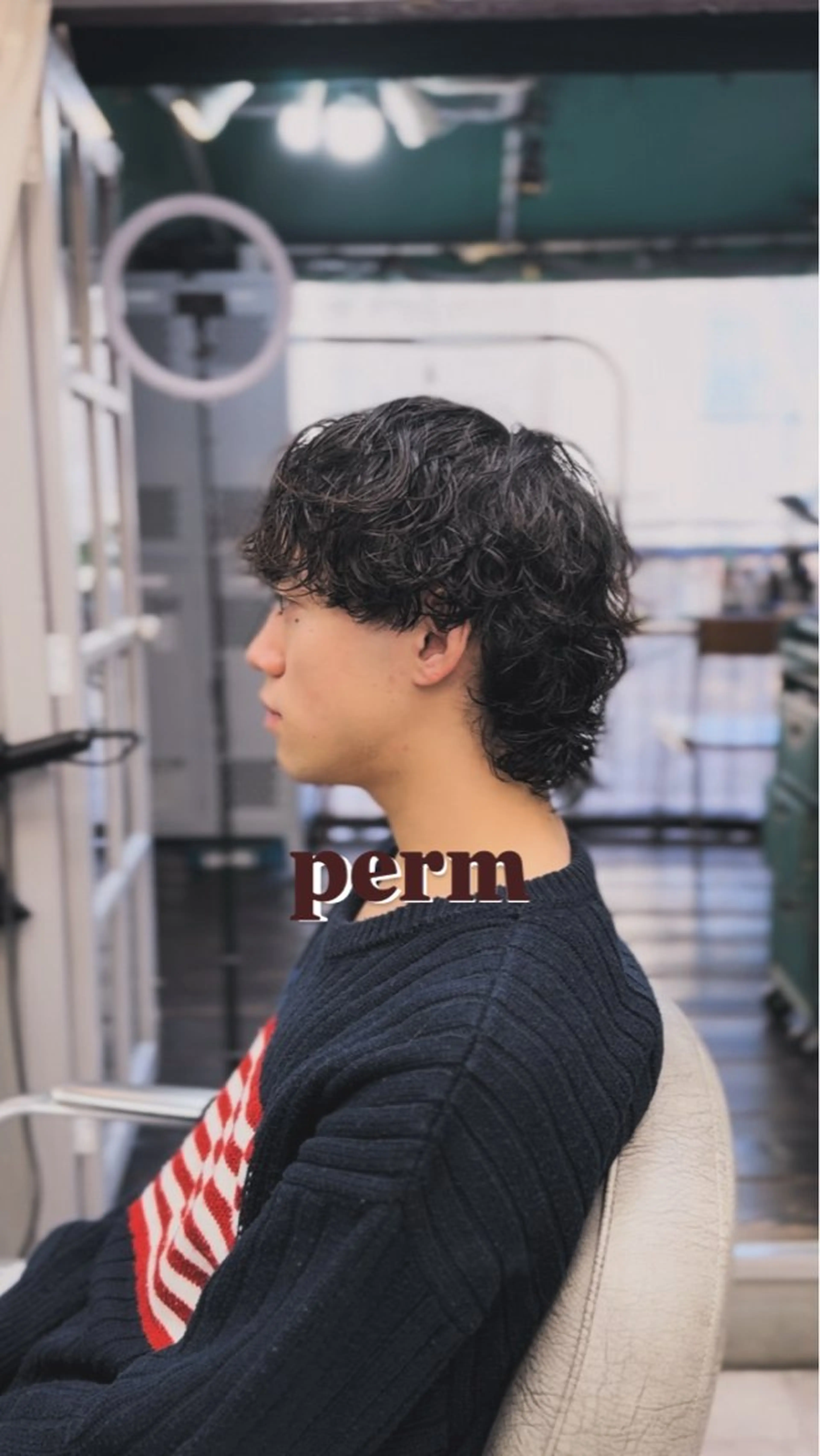 パーマ メンズ メンズパーマ カット パーマ TNB tokyo所属・パーマ・カット渋谷 トモヤのヘアスタイル