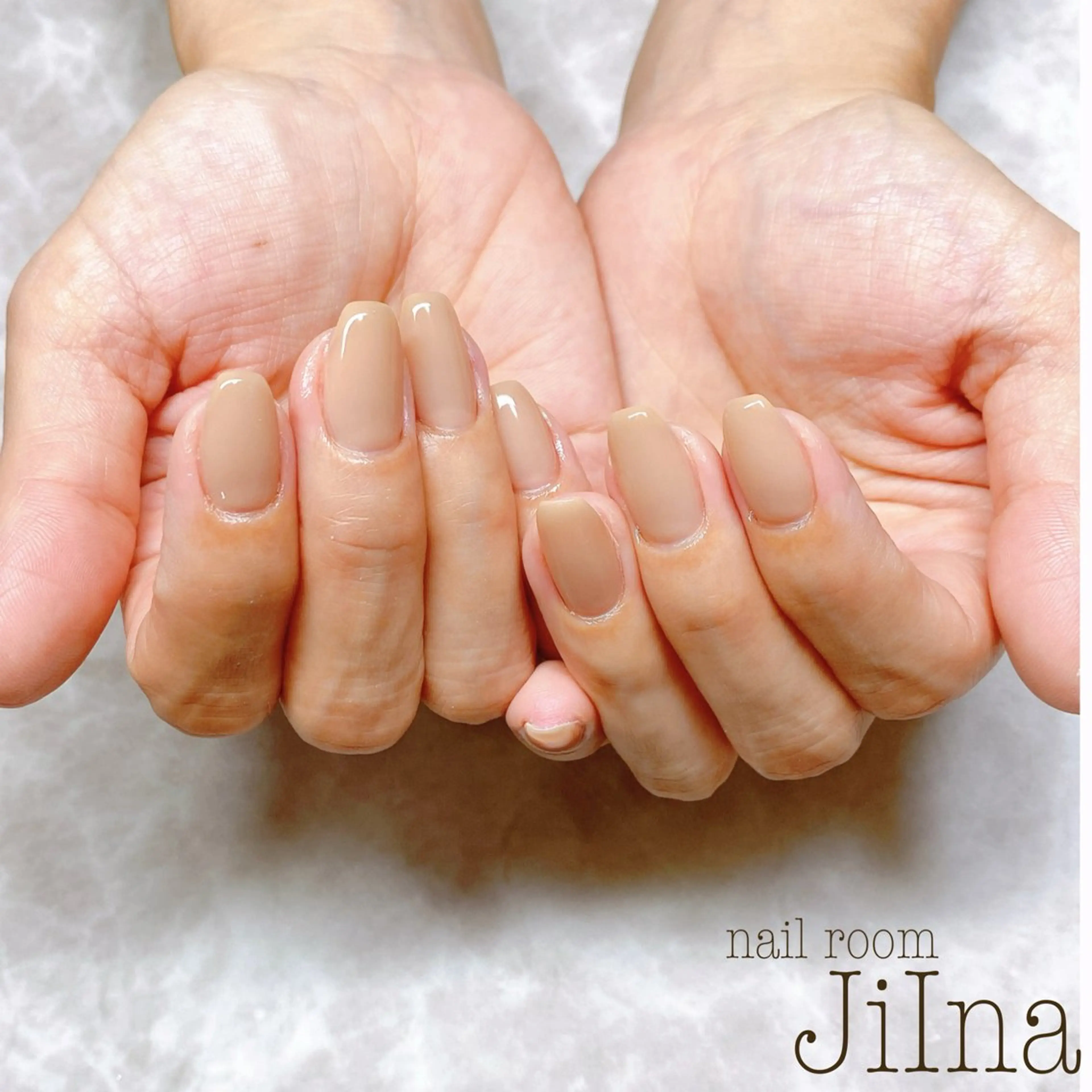 ネイル ワンカラーネイル JiIna nailのネイルデザイン