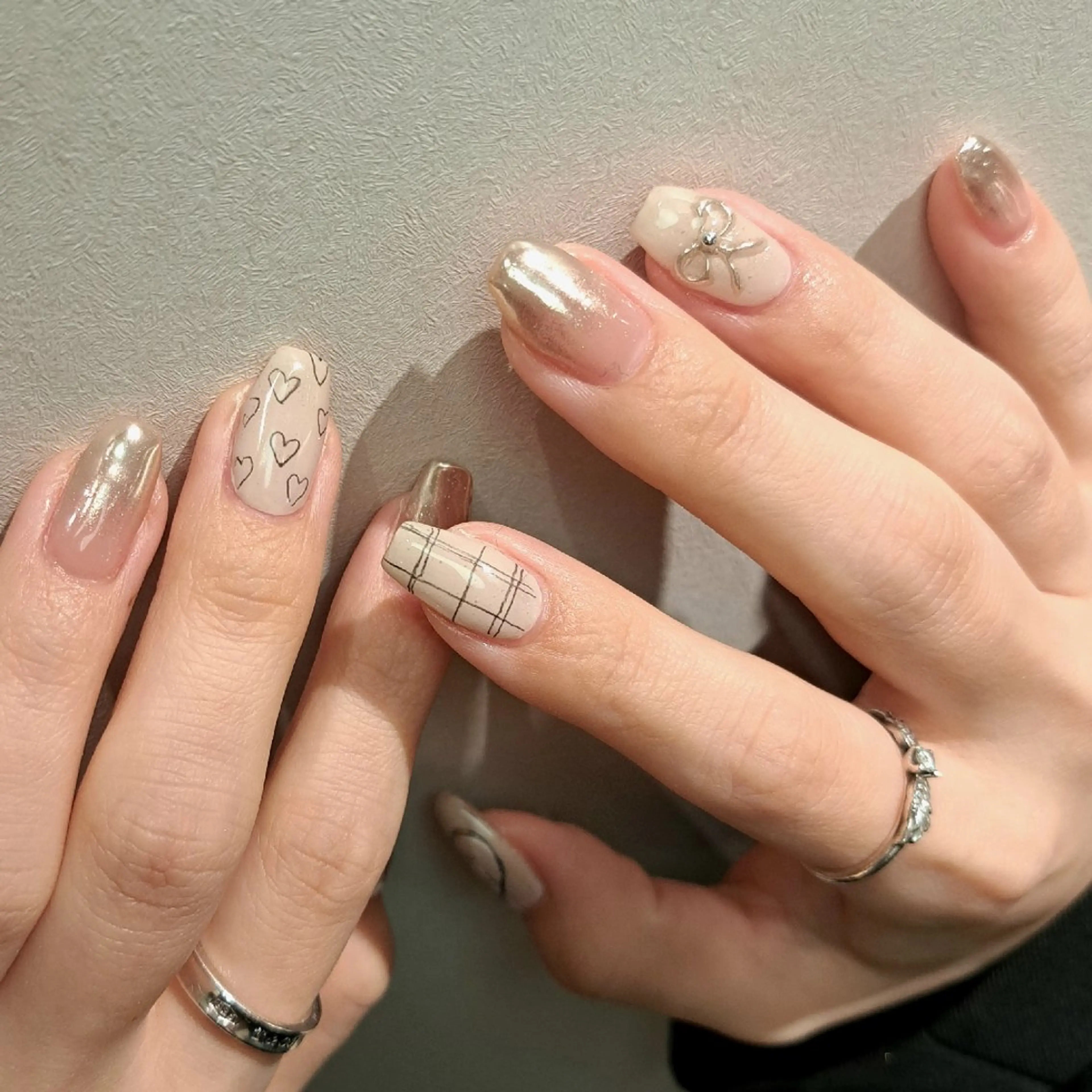 ネイル アートネイル ジェルネイル ハードジェル 韓国ネイル 持ち込み Nail mood /アートし放題のネイルデザイン
