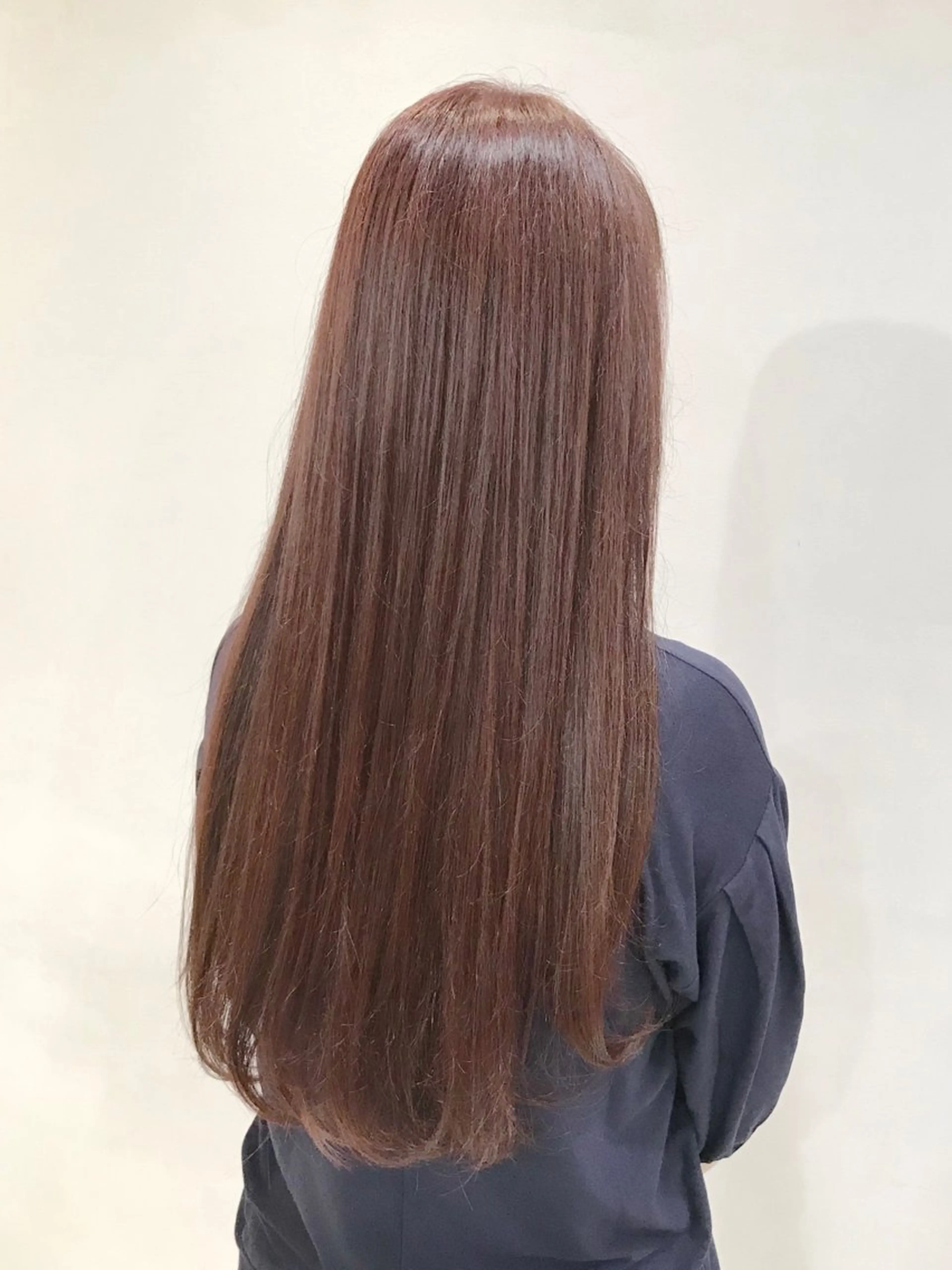 ロング カラー ヘアアレンジ 酸性ストレート Lien所属・marika/透明感 カラー/レイヤーのヘアスタイル