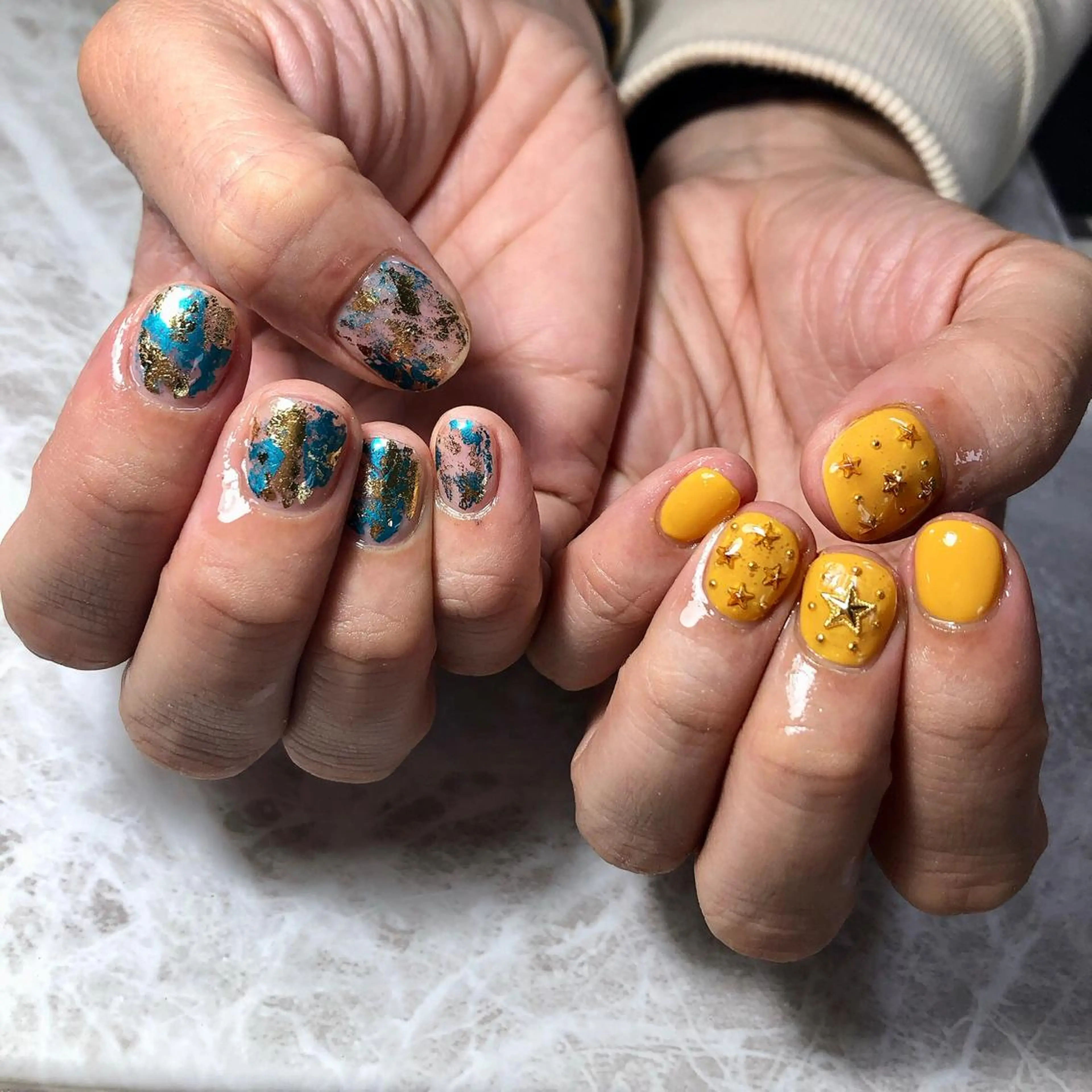 ネイル ハンドネイル しば まなみのネイルデザイン