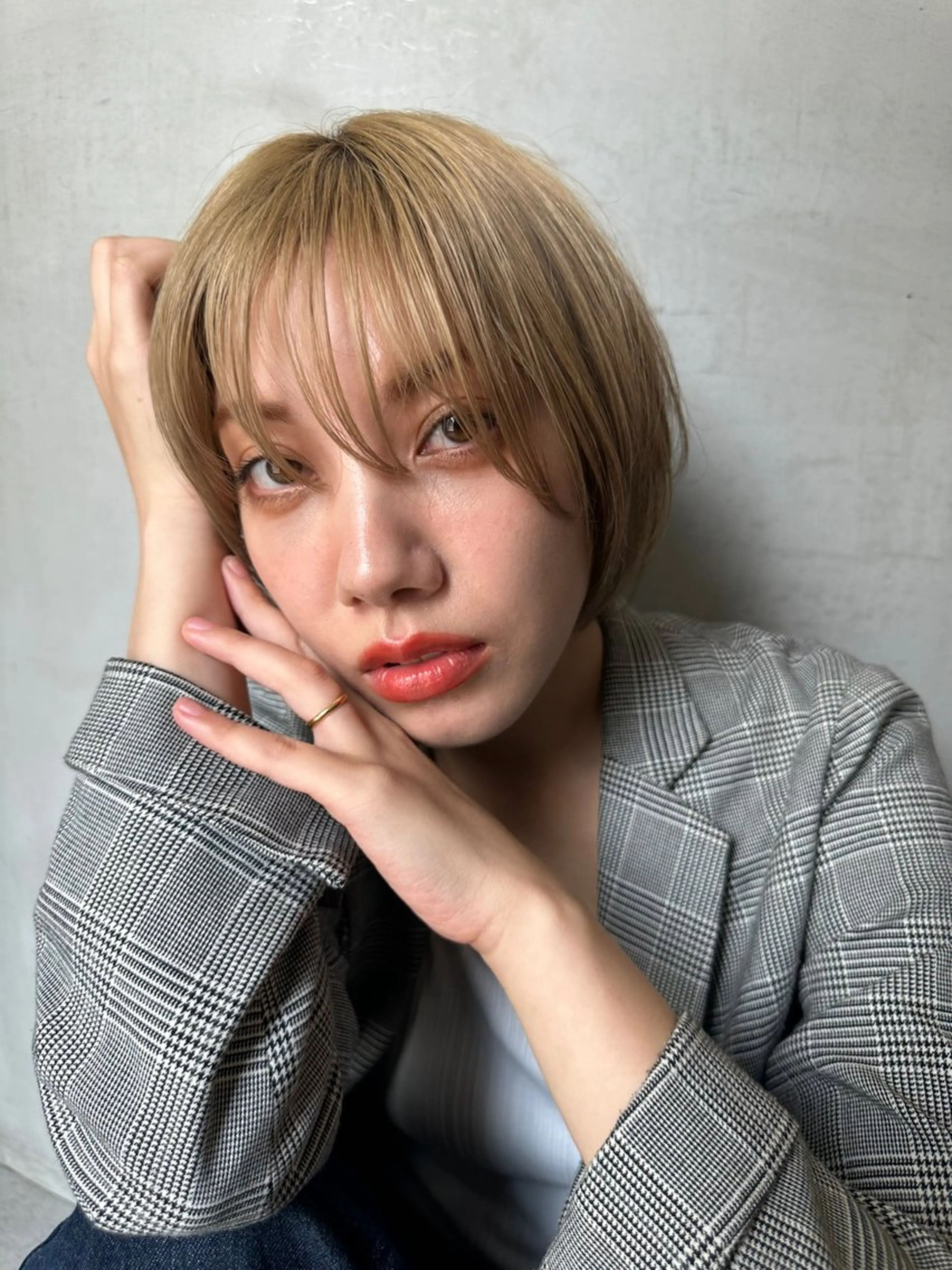 ショート ショートヘア 小顔カット カット ヘアカラー トリートメント ヘッドスパ taiga ショート /レイヤー/矯正🌈のヘアスタイル