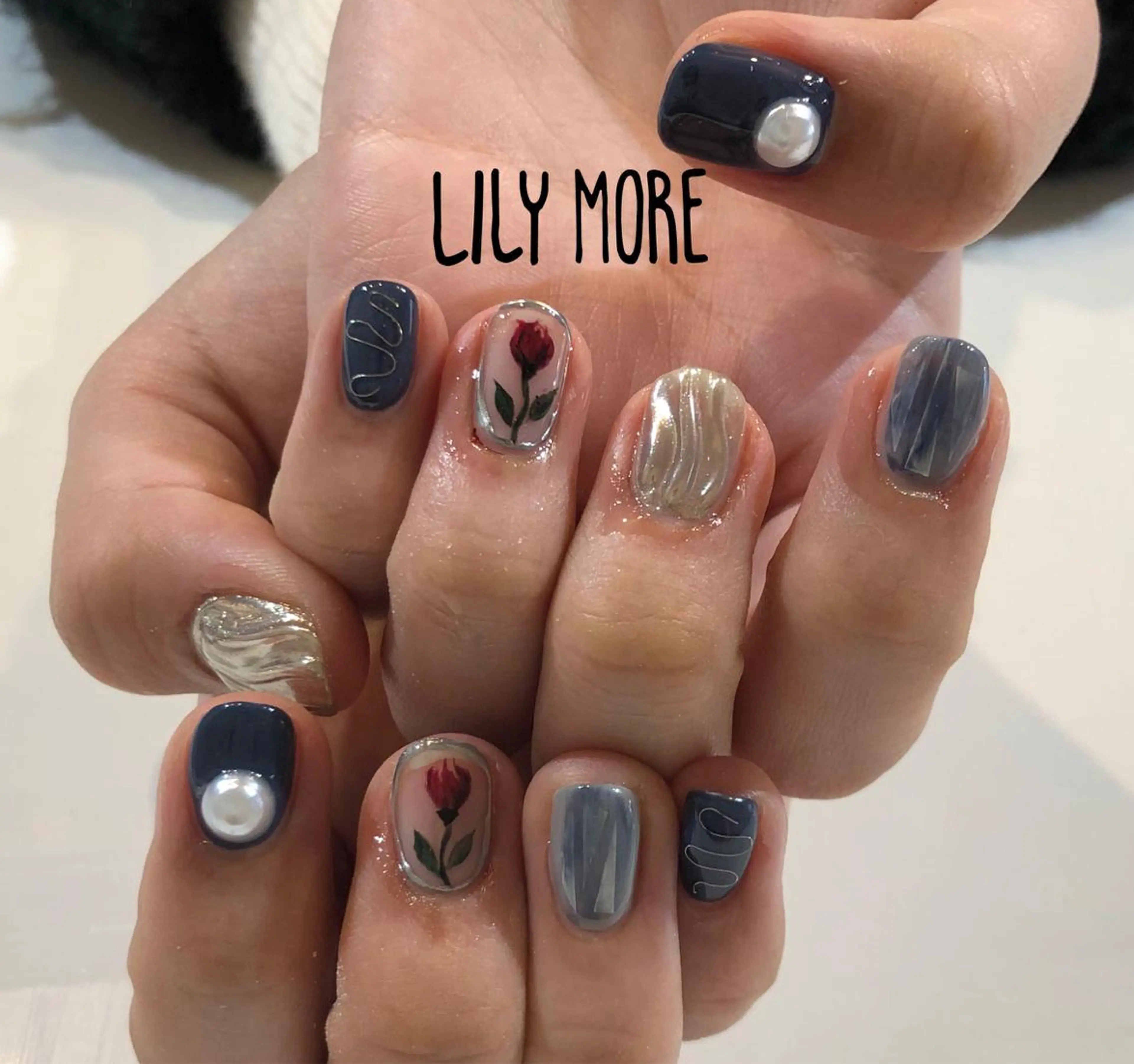 ネイル ニュアンスネイル Lily closetのネイルデザイン