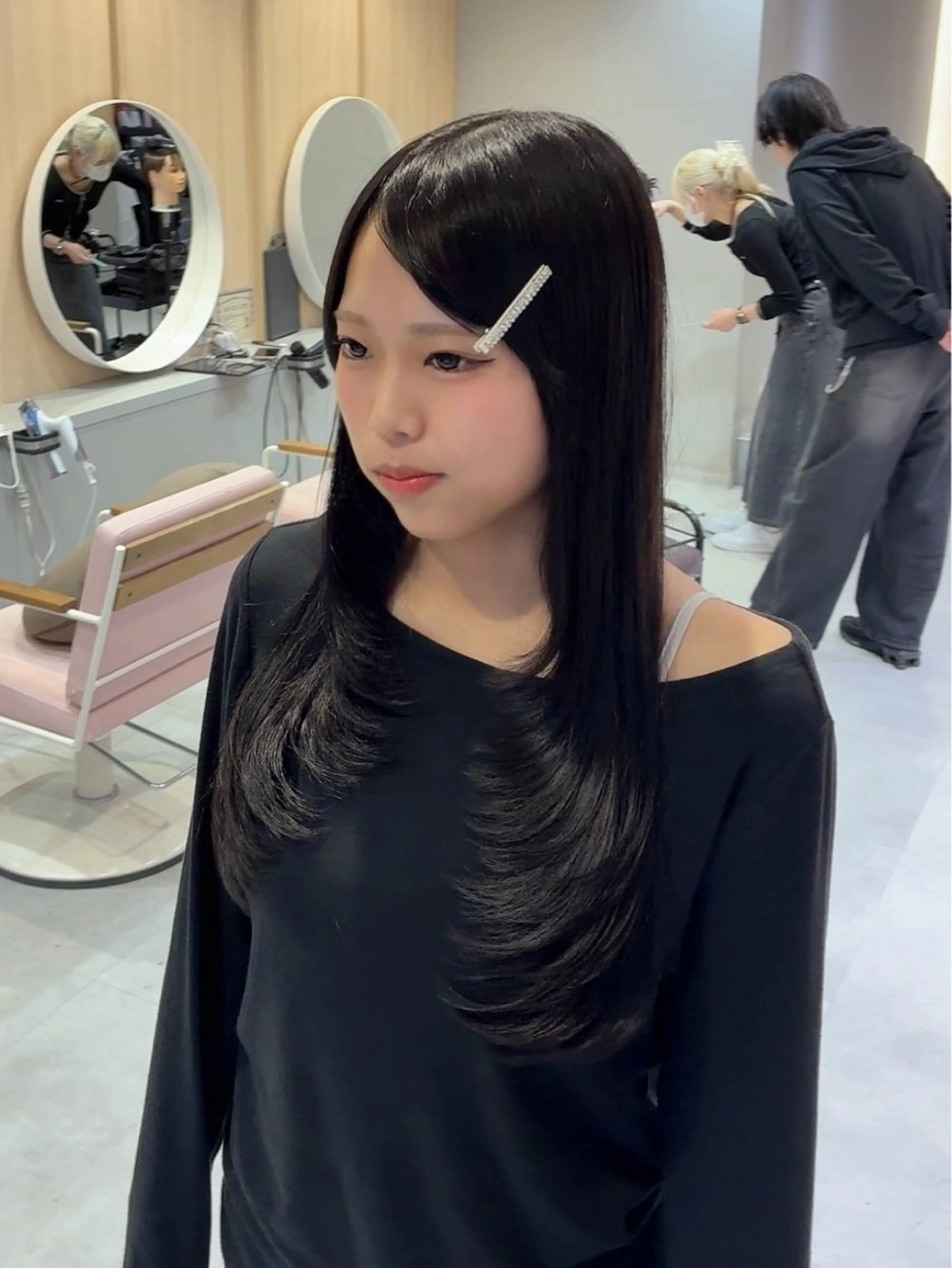 小顔×韓国レイヤー/ 骨格診断/Rikuのヘアスタイル