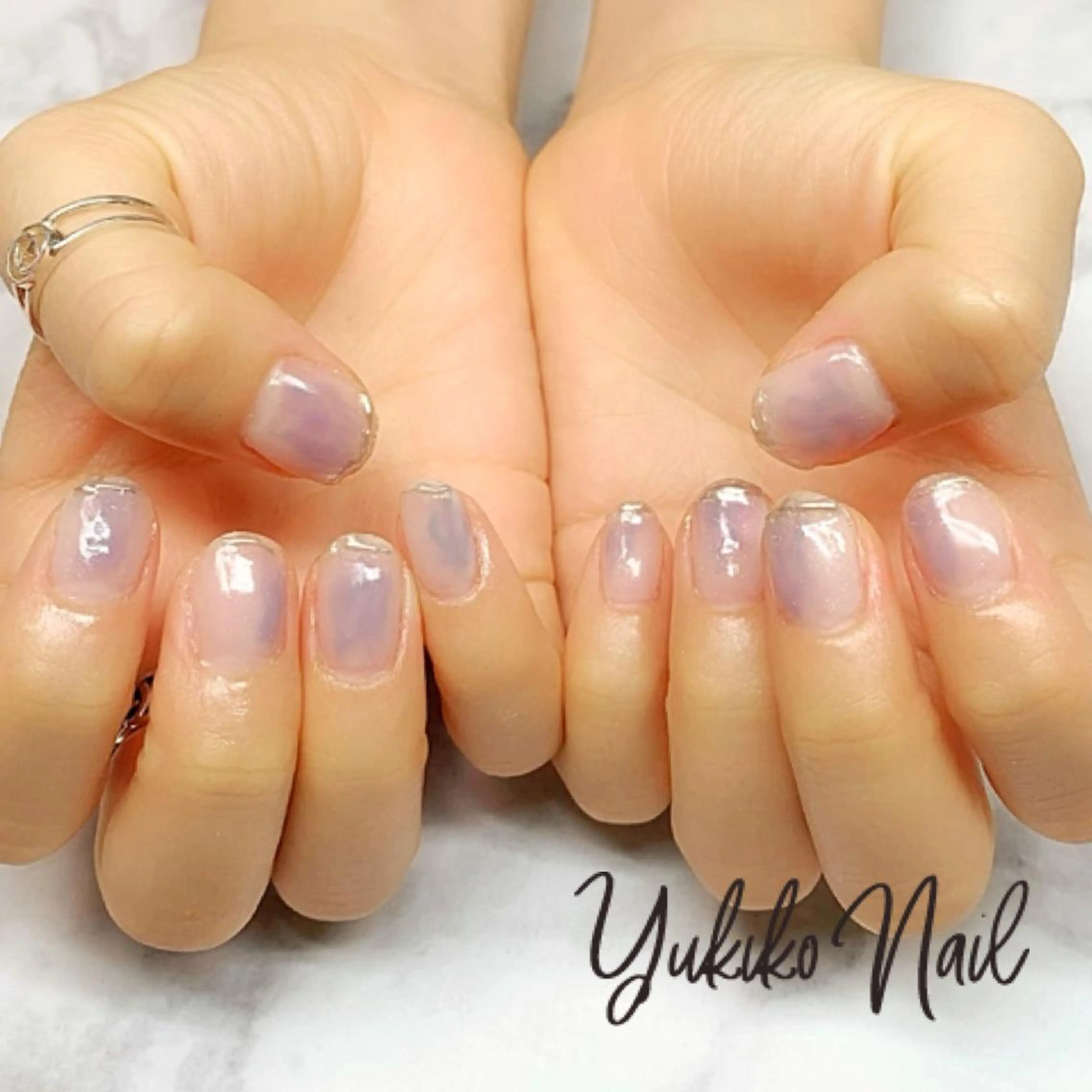 ネイル ニュアンスネイル ハンドネイル ユキコ ネイルのネイルデザイン
