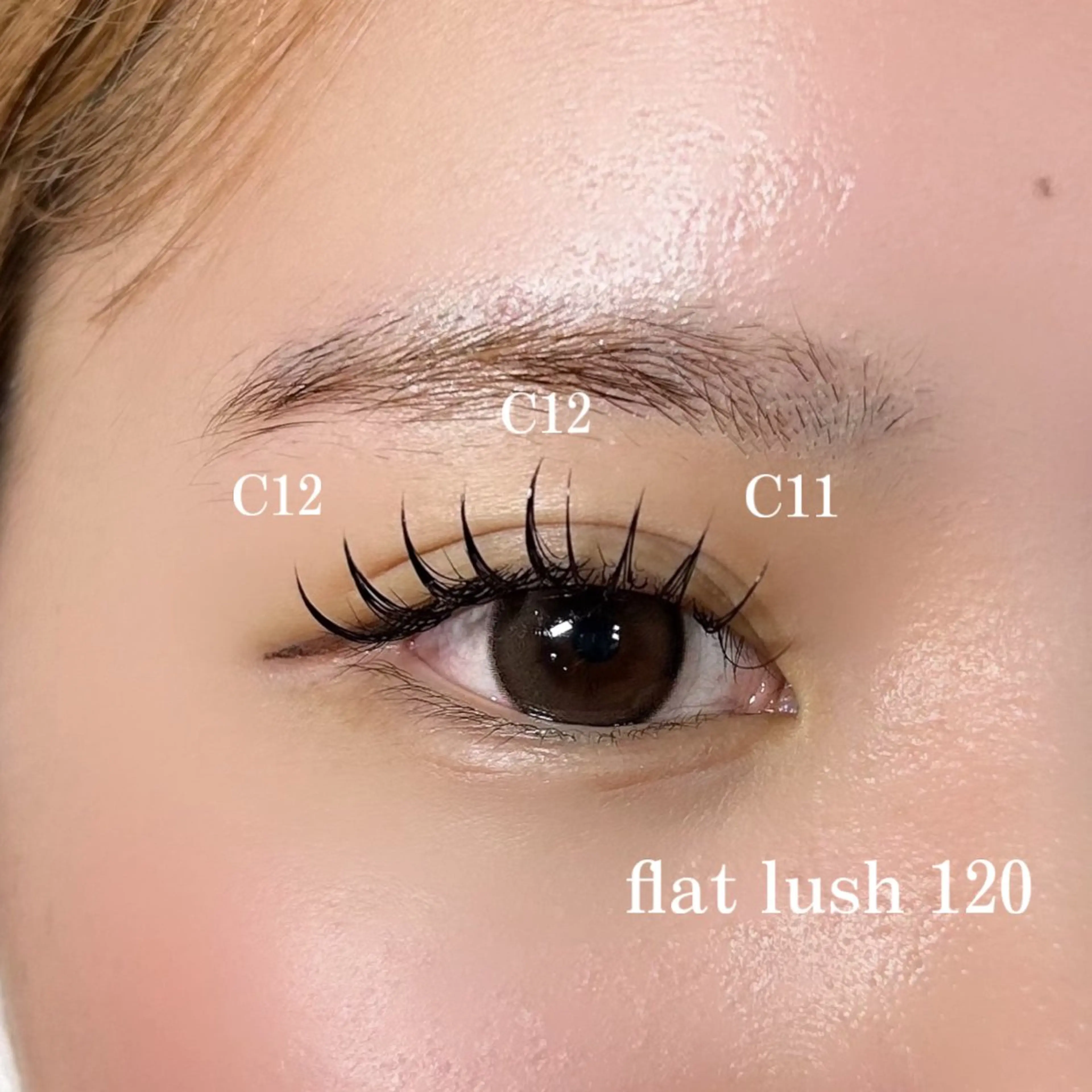 マツエク・マツパ フラットラッシュ 🧡MISUZU 京都Two🧡のマツエク・マツパデザイン