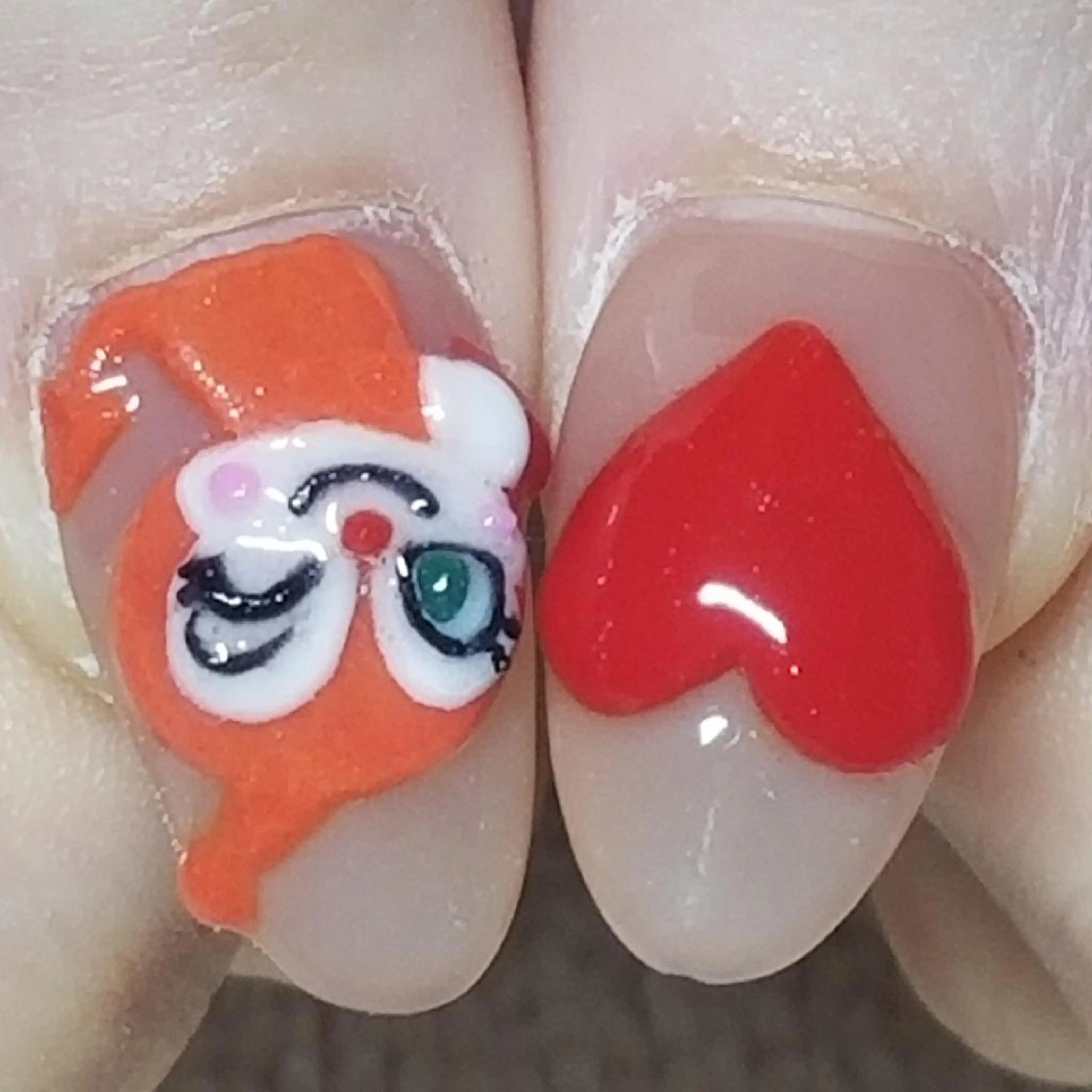 ネイル ハート ハンドネイル よしだ ひろきのネイルデザイン