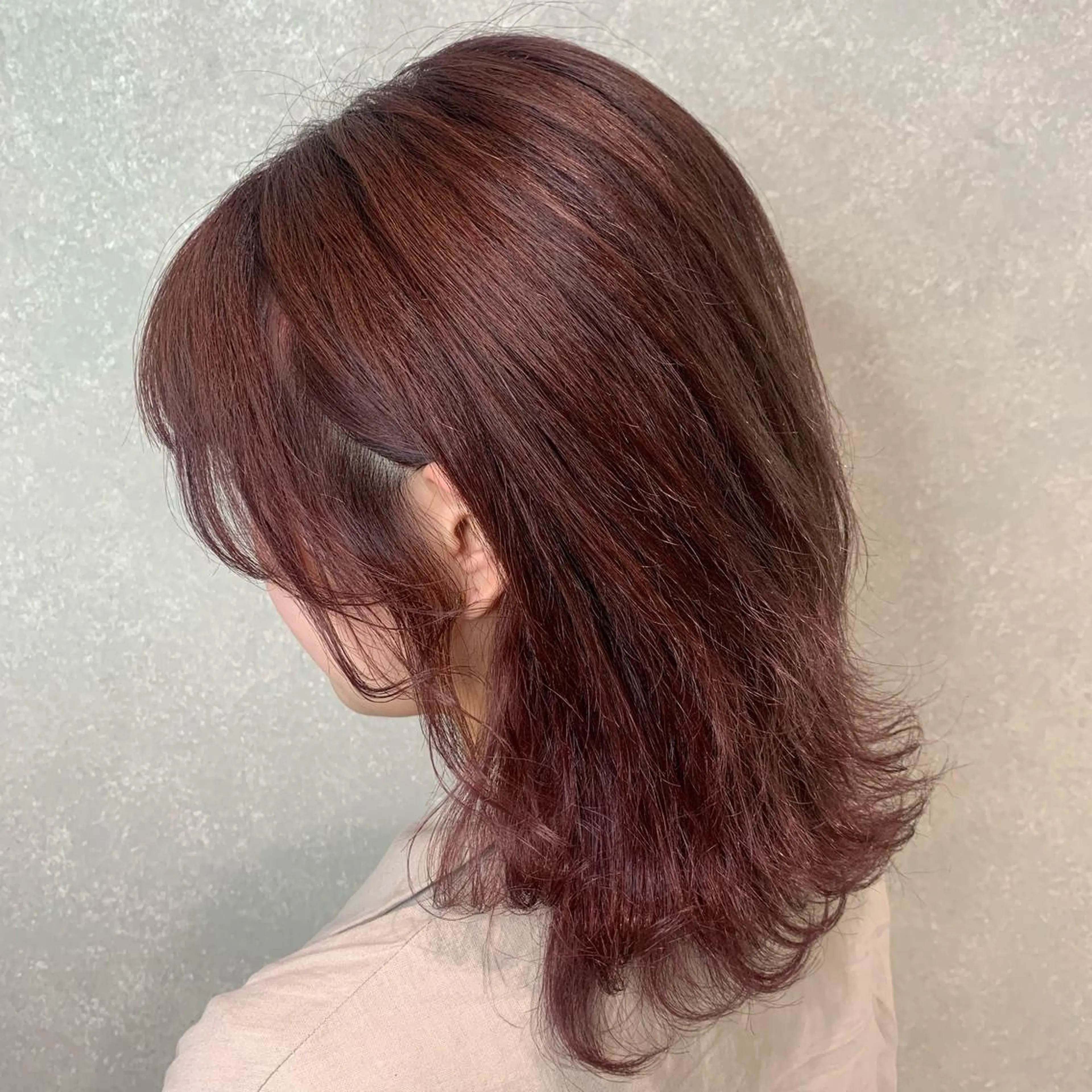 ミディアム カラー カット ヘアカラー 【淡色color/ nail】maikoのネイルデザイン