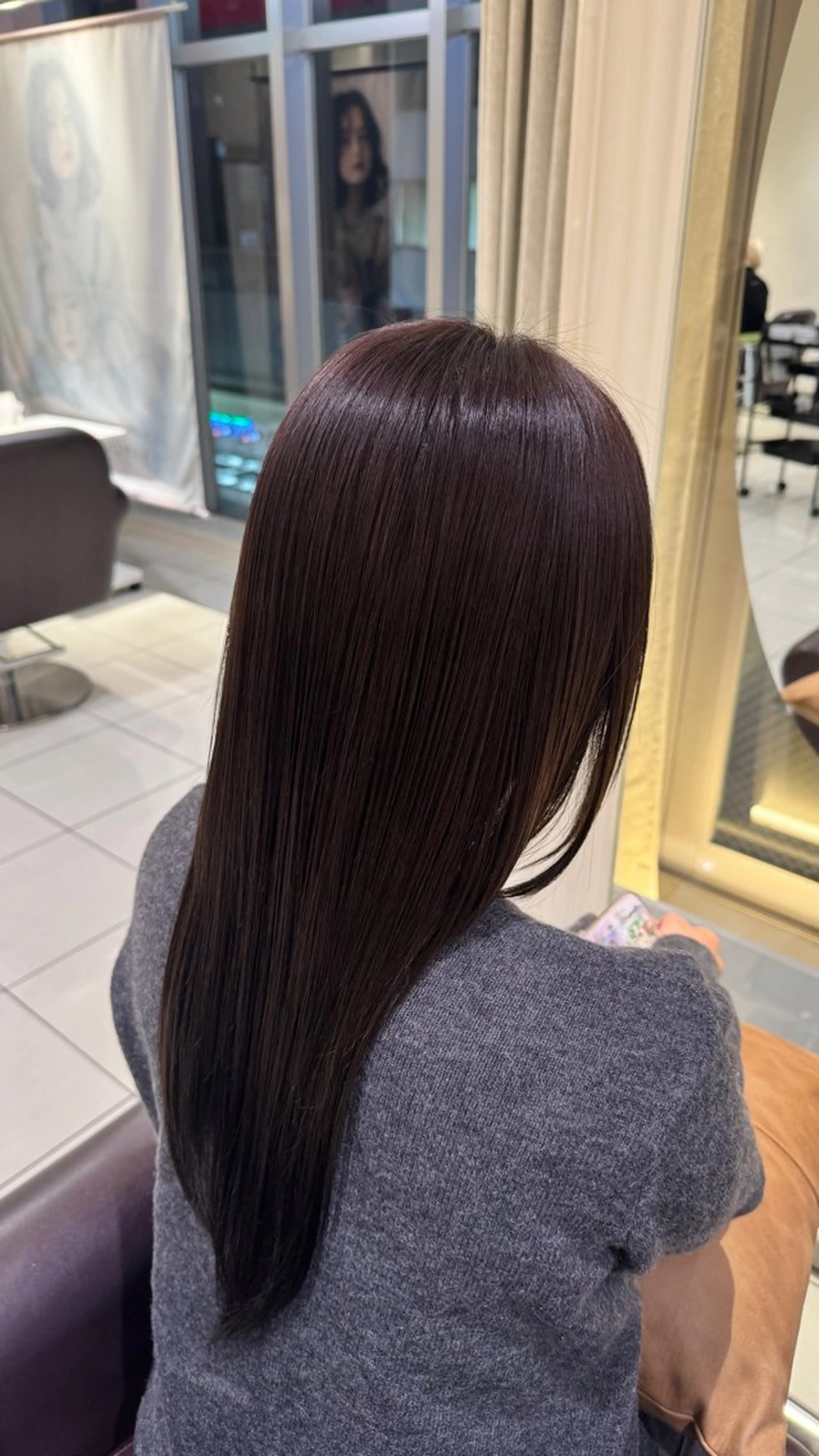 【モデル募集】木曜日✖︎◆透明感カラー+カシミヤトリートメント◆ファッションカラーのみ対象(白髪染め・ブリーチは対象外）の写真