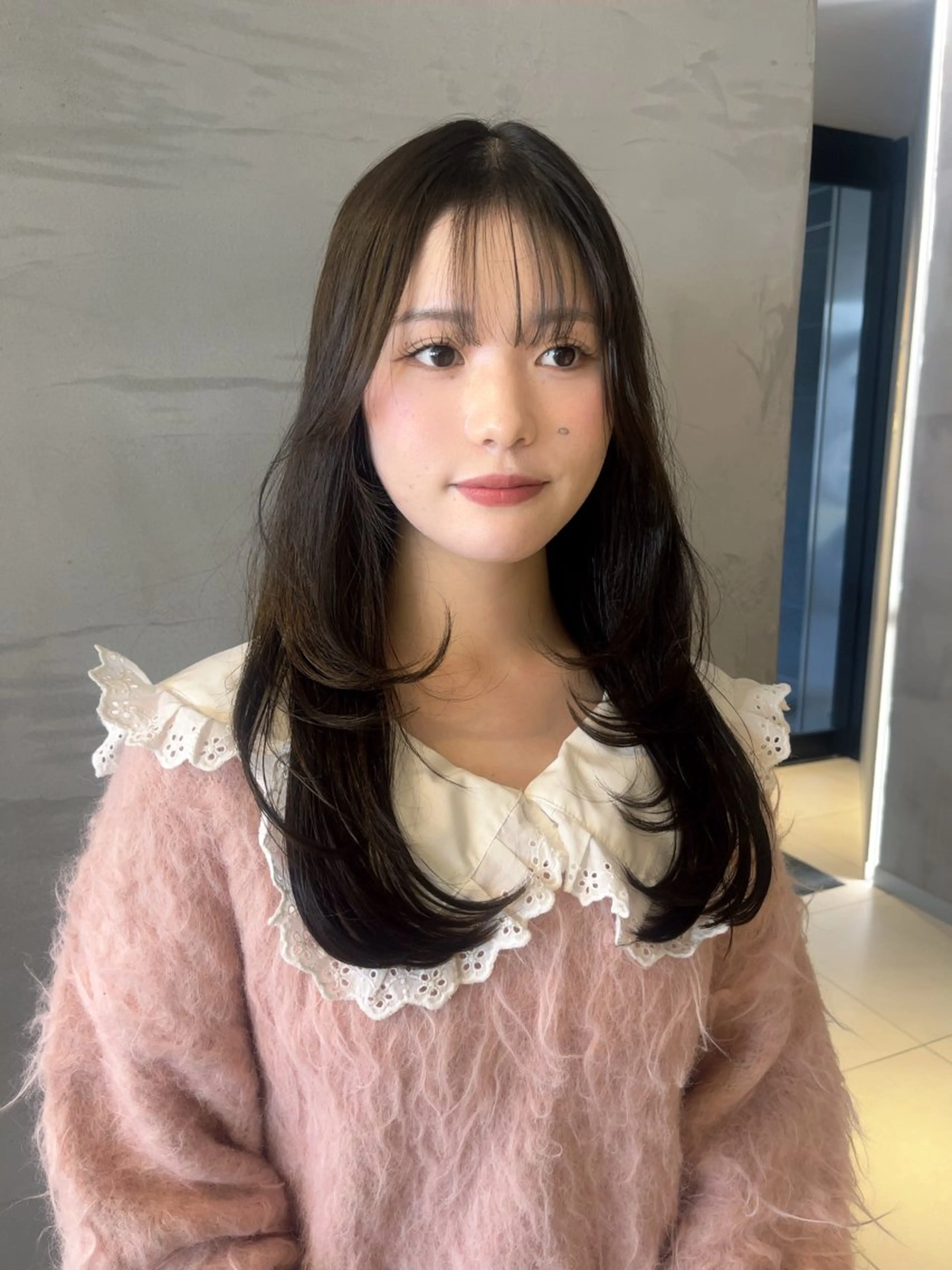 ロング カット ヘアカラー トリートメント AYU (ému) 伏見/髪質改善のヘアスタイル